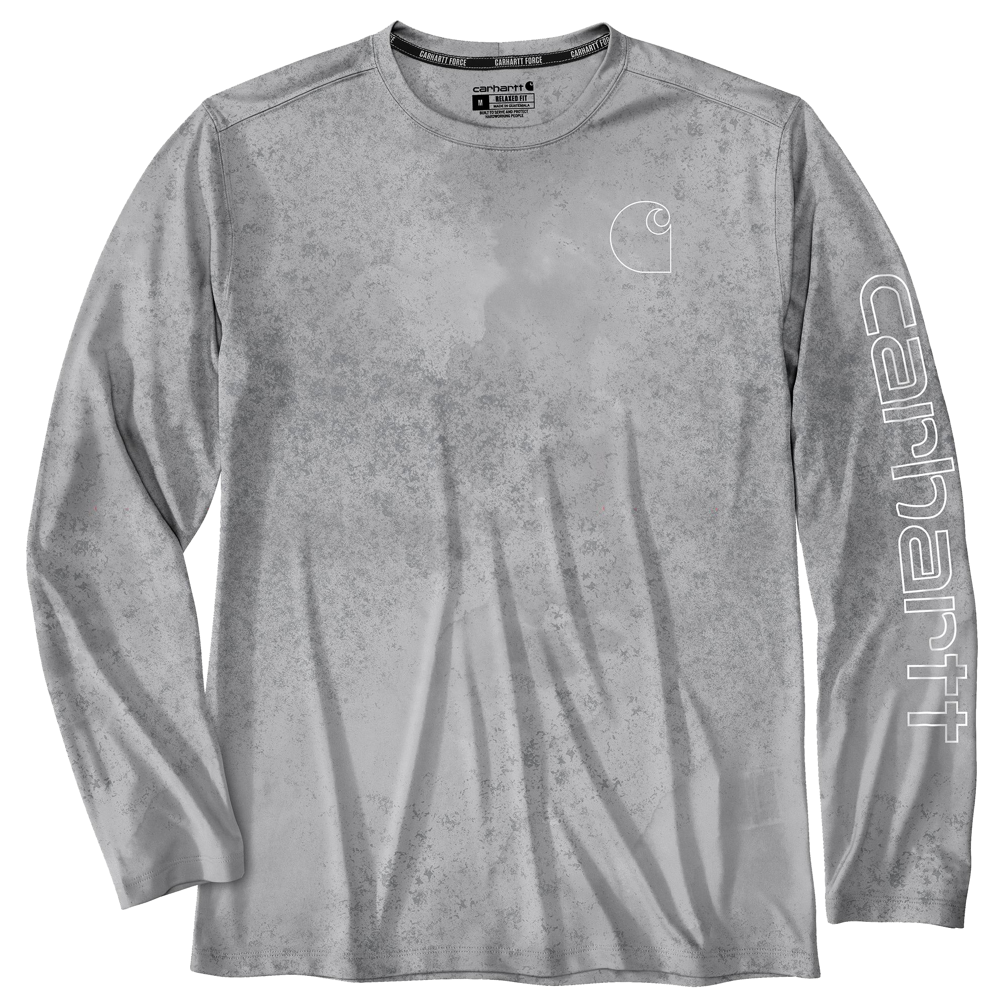 Carhartt Loose-Fit Heavyweight Logo Sleeve Graphic Long-Sleeve T-Shirt for Men