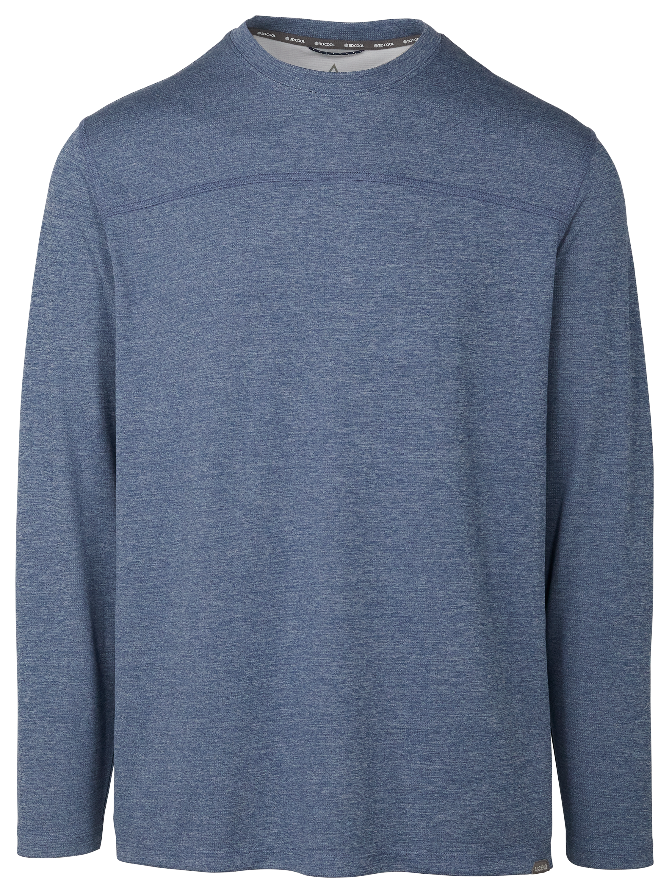 ASCEND 3D Cool Knit Crew-Neck Long-Sleeve Shirt