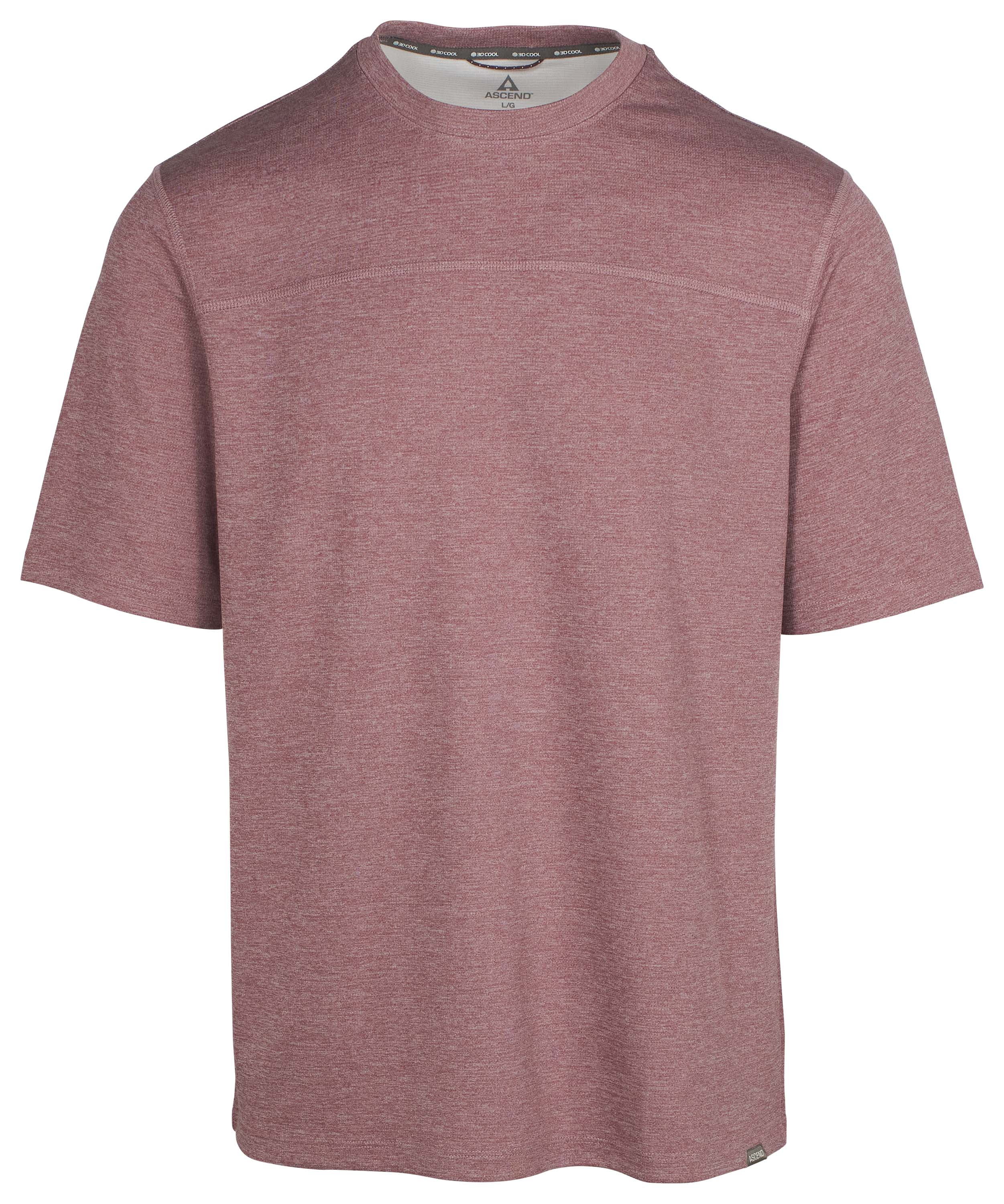 Ascend 3D Cool Knit Short-Sleeve Crew for Men                                                                                   