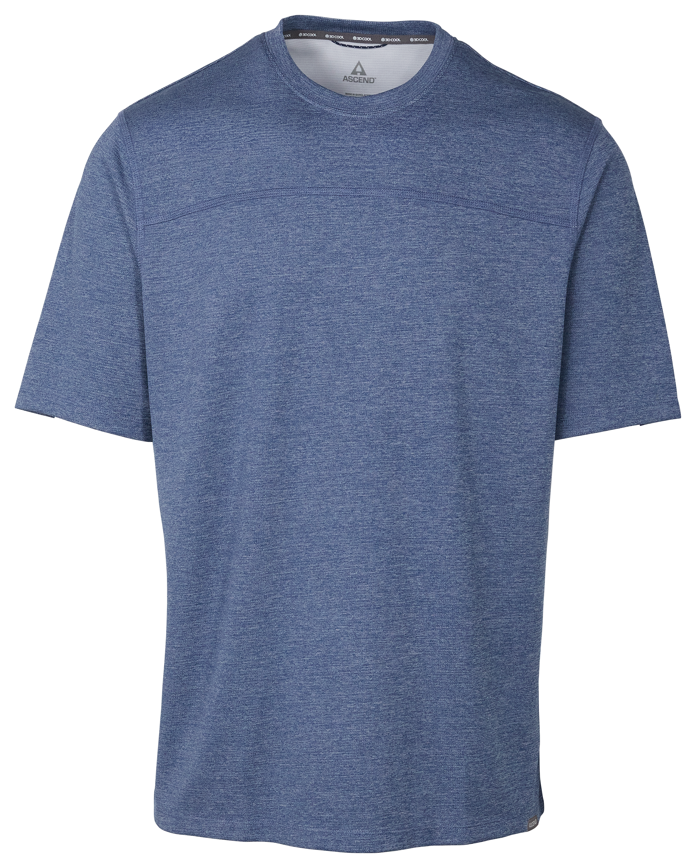 Ascend 3D Cool Knit Short-Sleeve Crew for Men                                                                                   