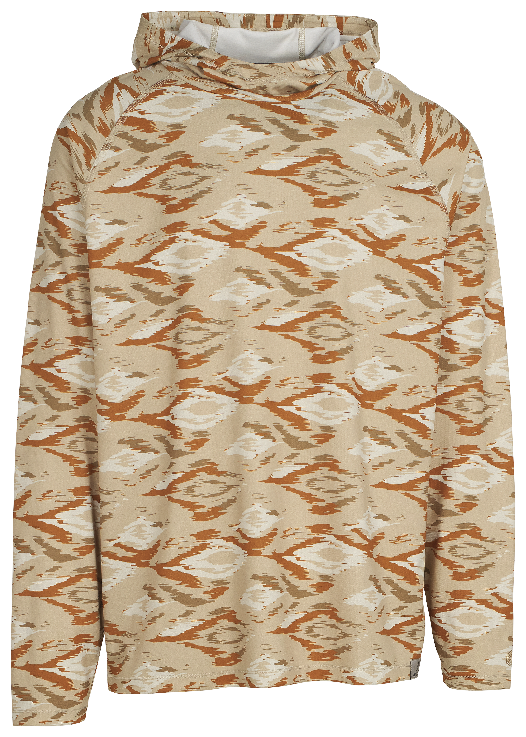 Image of Ascend 3D Cool Long-Sleeve Hoodie - Desert Sage Print - XL