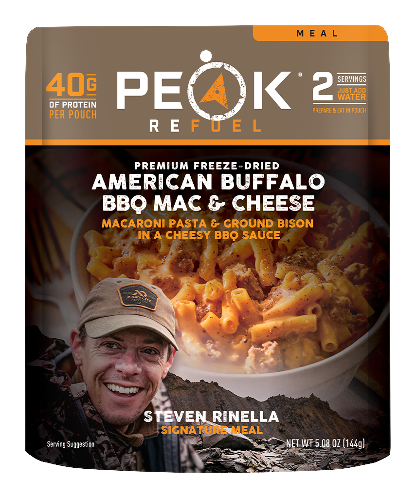 Image of Peak Refuel Steven Rinella Buffalo Barbecue Mac and Cheese