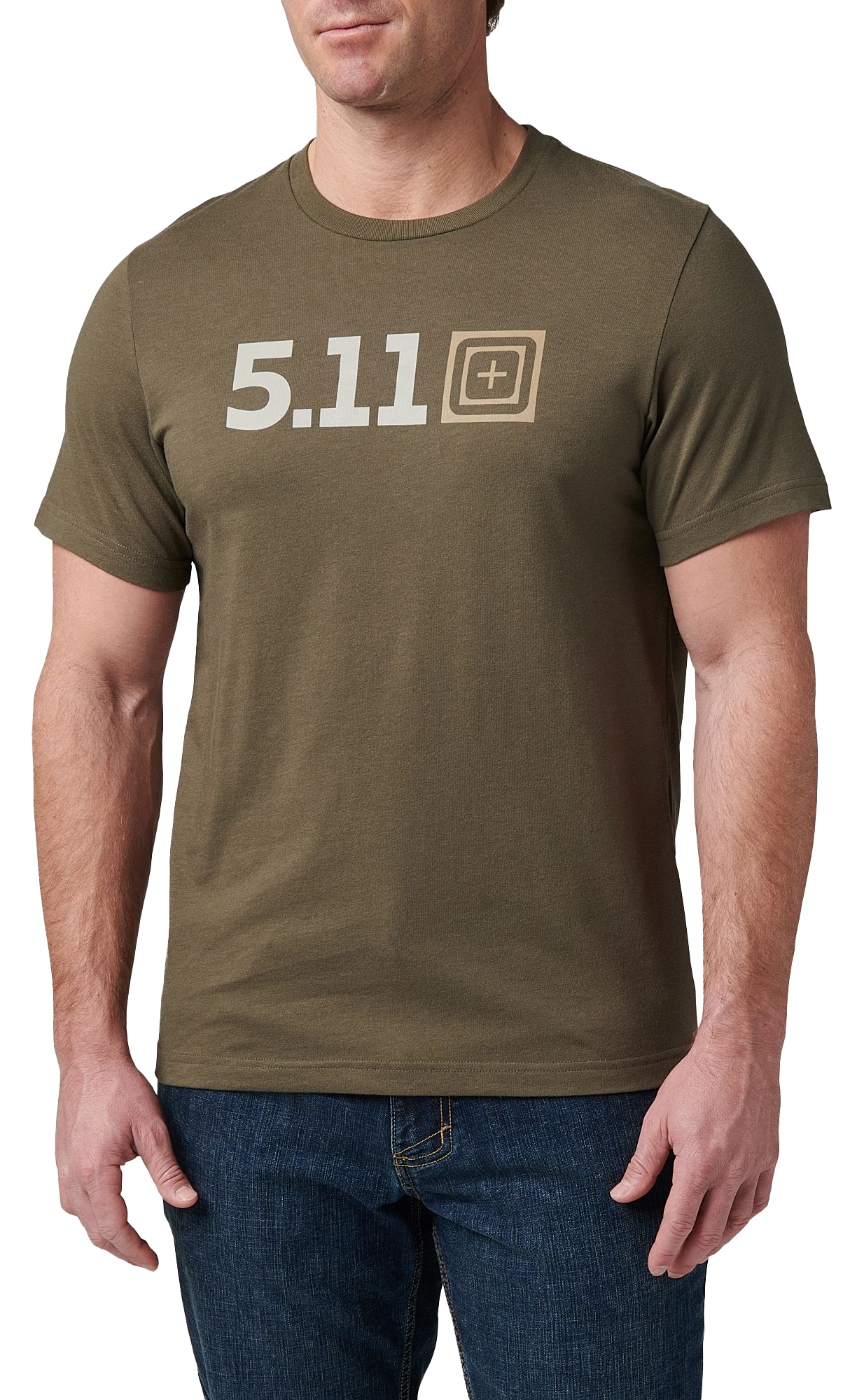 Image of 5.11 Tactical Scope Short-Sleeve T-Shirt for Men - Ranger Green