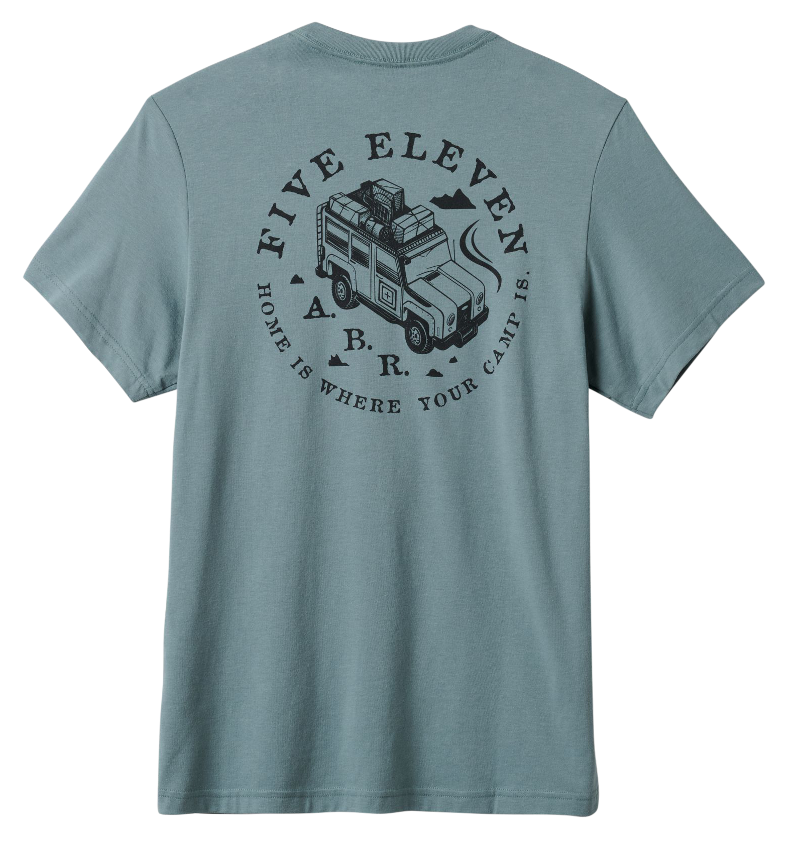 Image of 5.11 Tactical Campout Off-Road Short-Sleeve T-Shirt for Men - Blue Agave