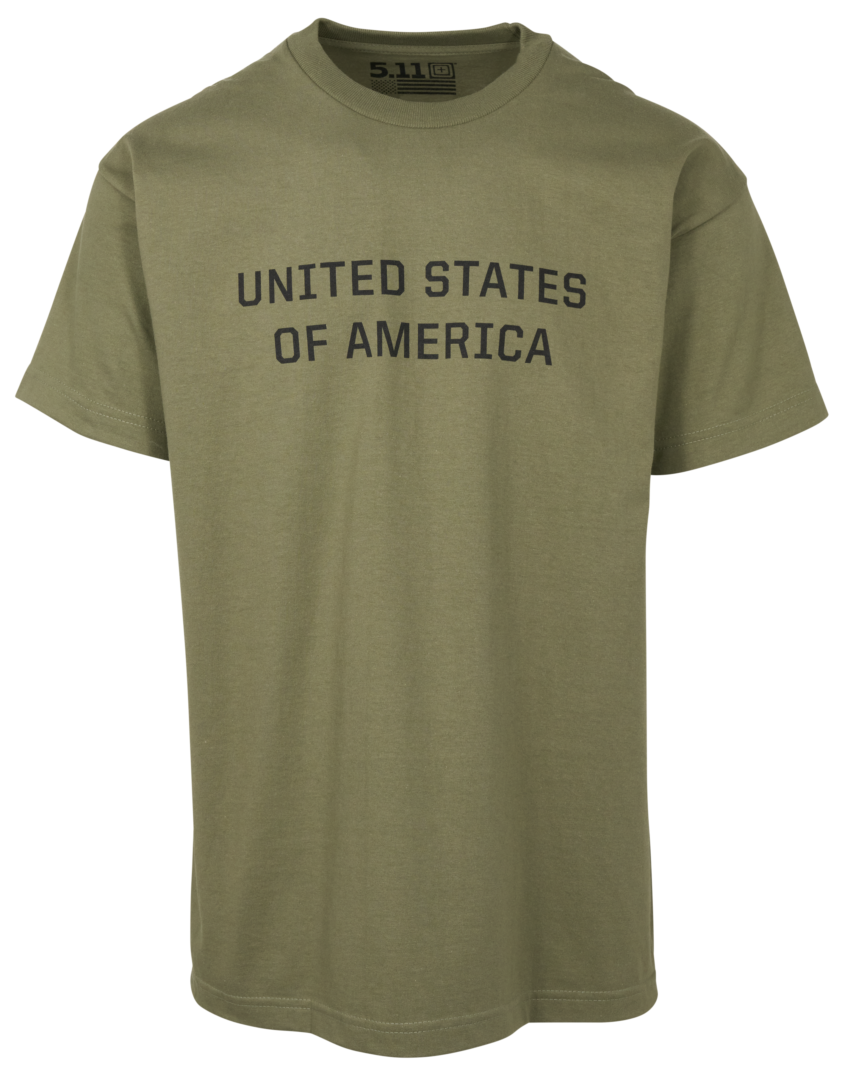Image of 5.11 Tactical United States Short-Sleeve T-Shirt for Men - Military Green