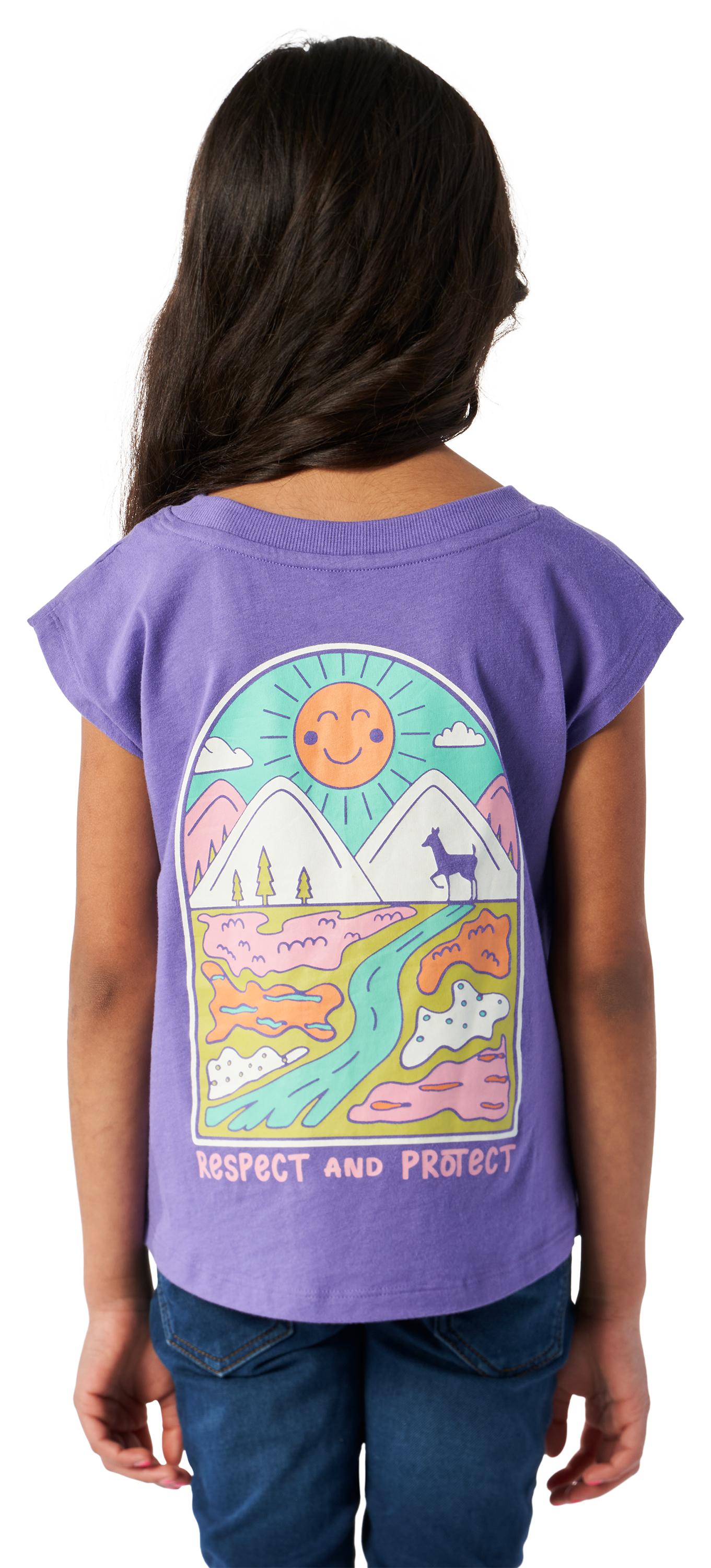 Bass Pro Shops Trail Graphic Cap-Sleeve T-Shirt for Kids                                                                        