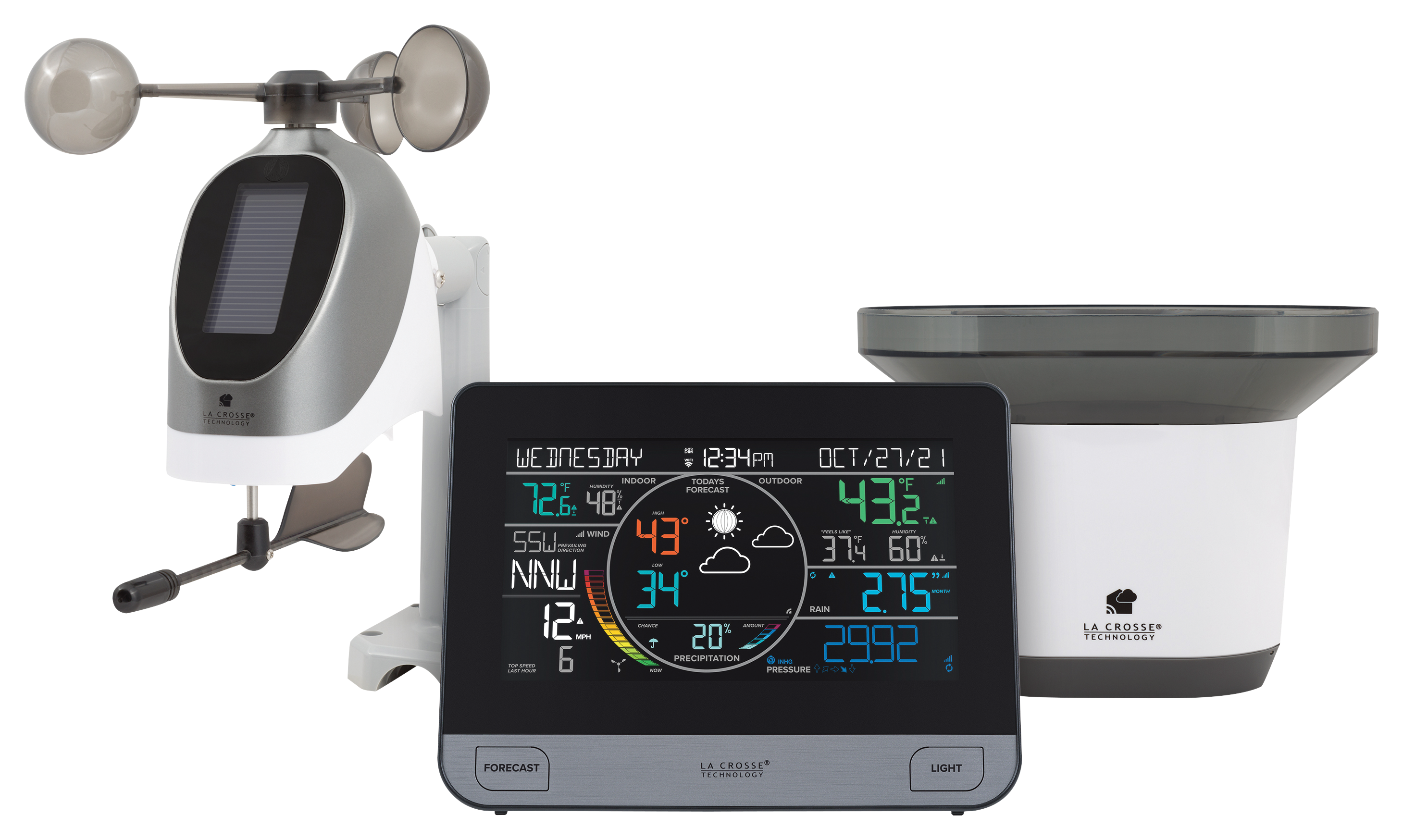 LA CROSSE TECHNOLOGY Complete Personal Remote Monitoring Wi-Fi Weather Station