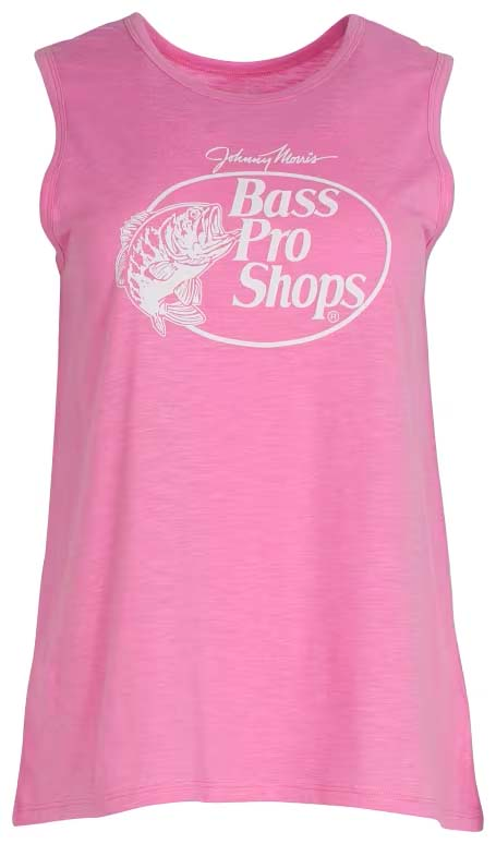 Image of Bass Pro Shops Logo Tank Top for Ladies - Sachet Pink - XL