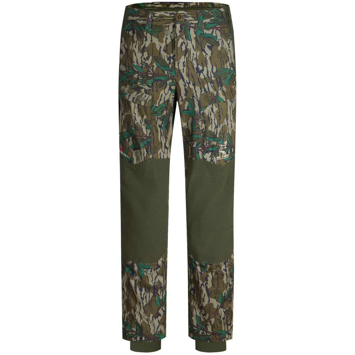 Image of Ol' Tom Early Bird Turkey Pants with Insect Repellent for Men - Mossy Oak Greenleaf