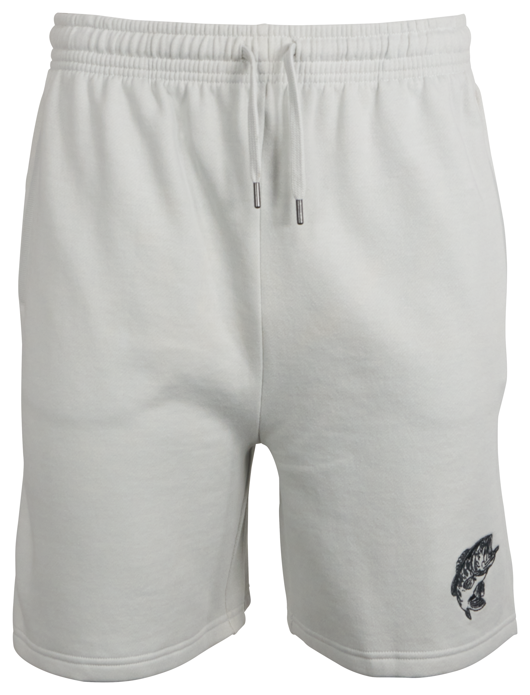 Image of "Bass Pro Shops Emblem 7"" Shorts for Men - Charcoal"