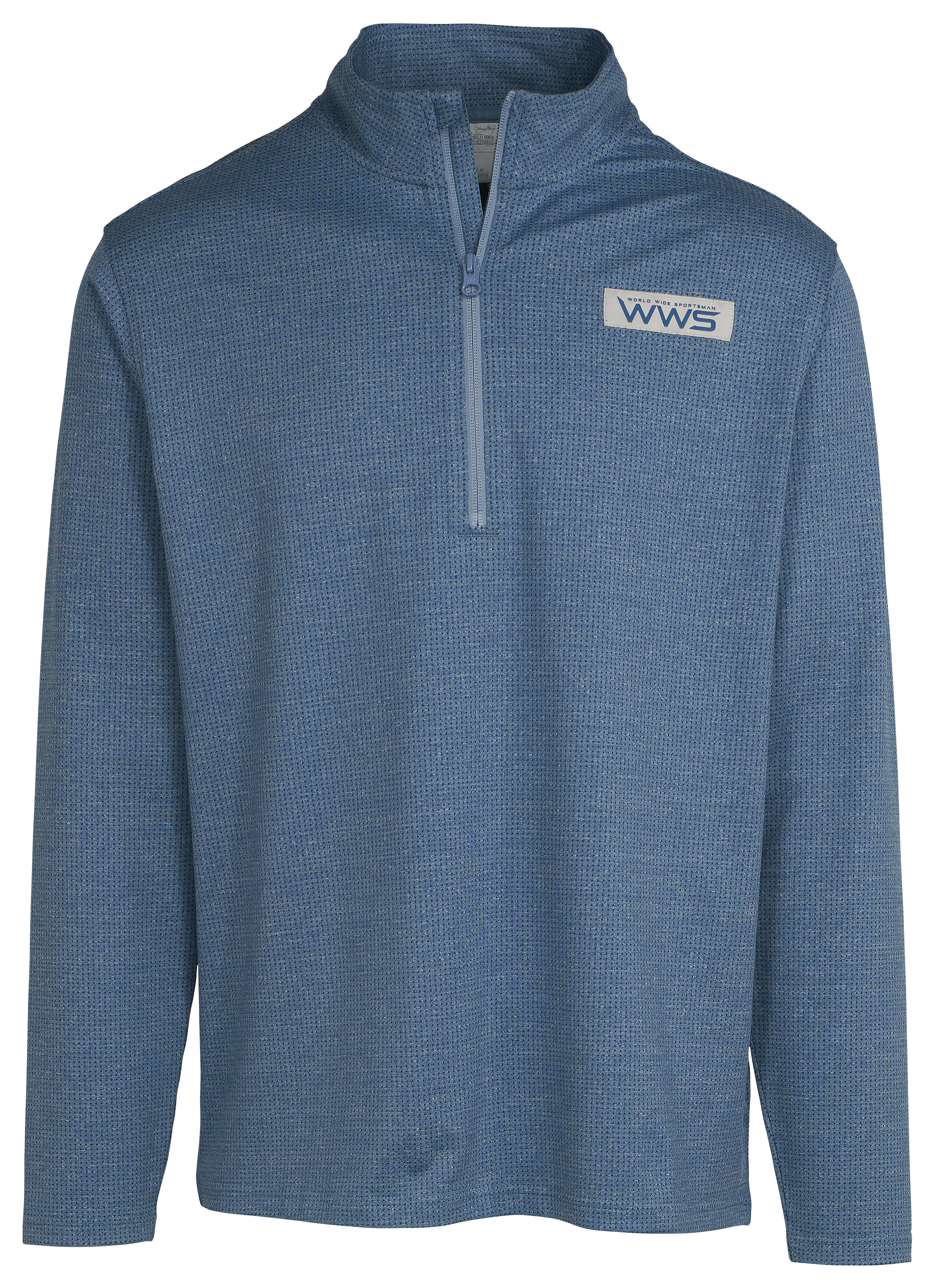 Image of World Wide Sportsman Sanibel Quarter-Zip Long-Sleeve Pullover - Dark Blue