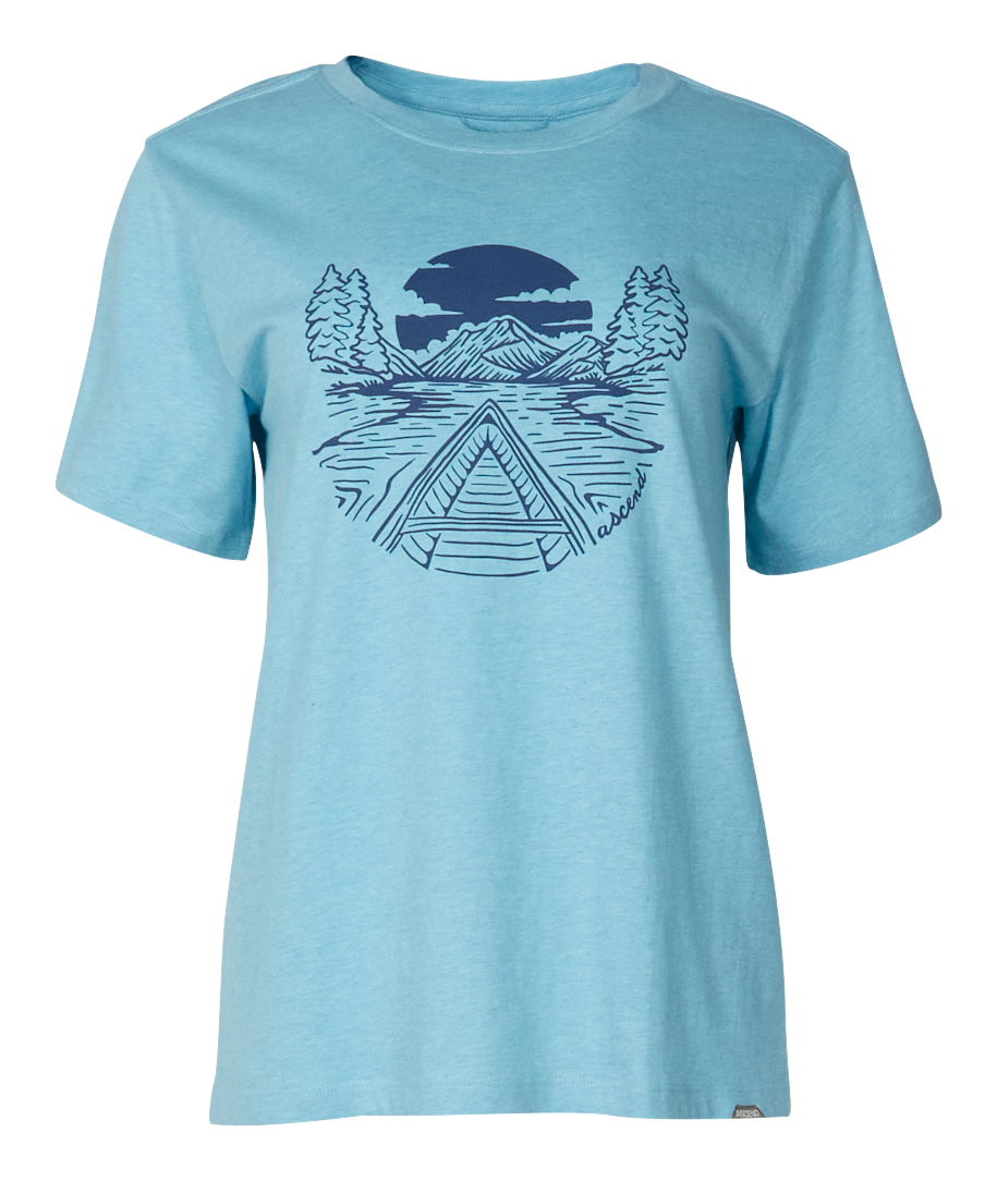 ASCEND Organic Canoe Trip Graphic Short-Sleeve T-Shirt