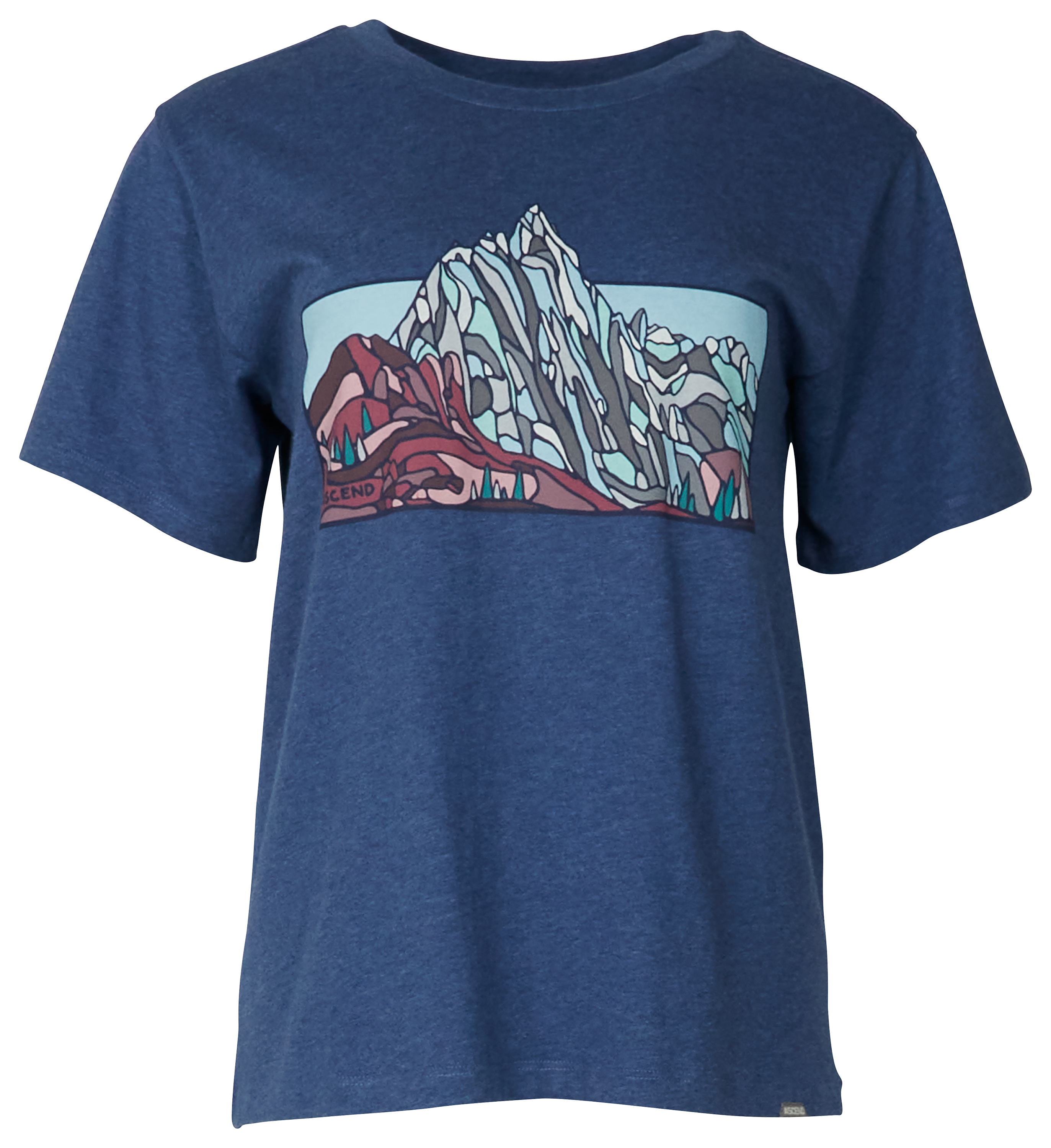 ASCEND Organic Summit Fever Graphic Short-Sleeve T-Shirt for Ladies