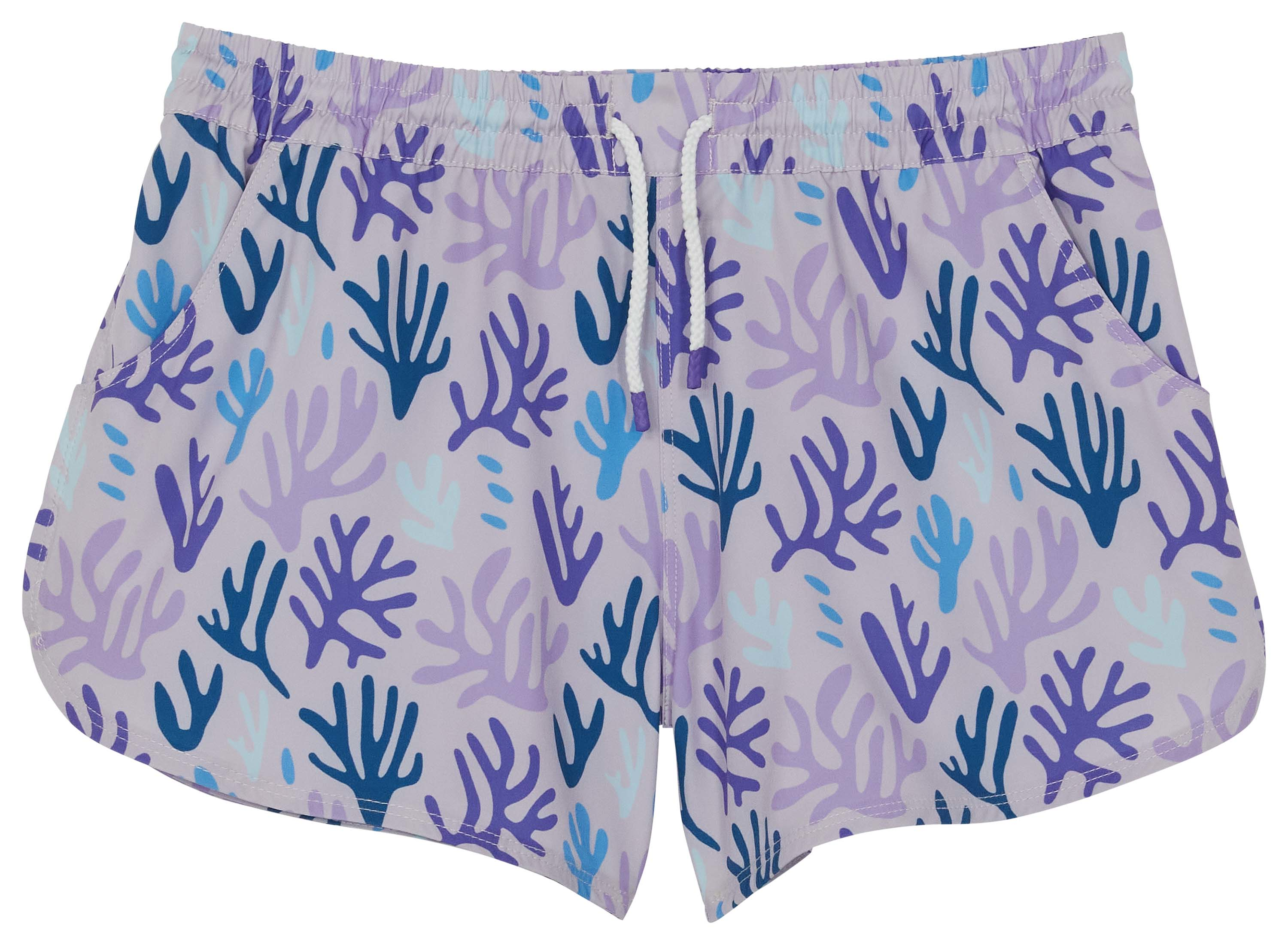 Image of World Wide Sportsman Charter Shorts for Kids - Coral Reef