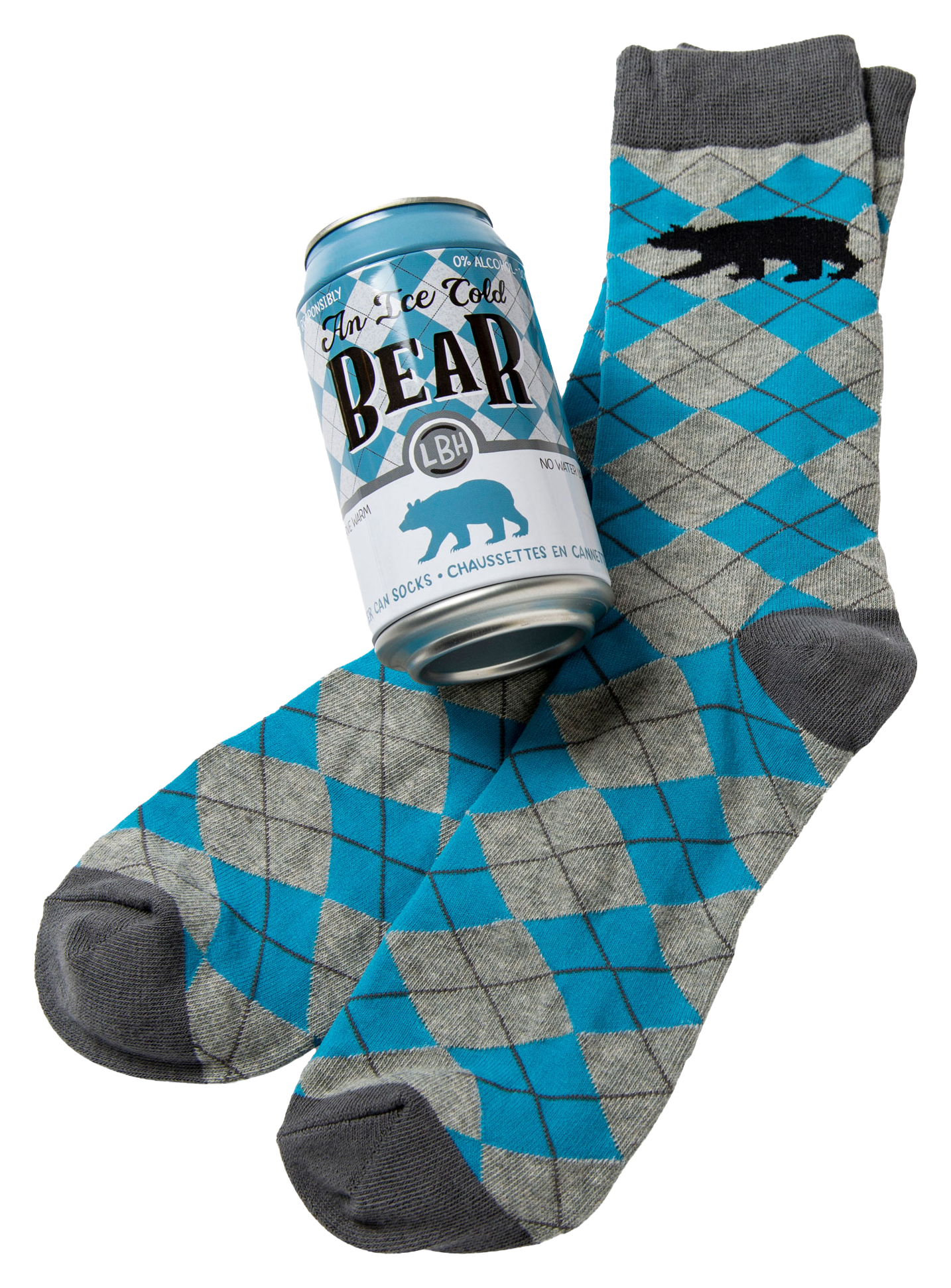 Image of Little Blue House - Beer Can Socks