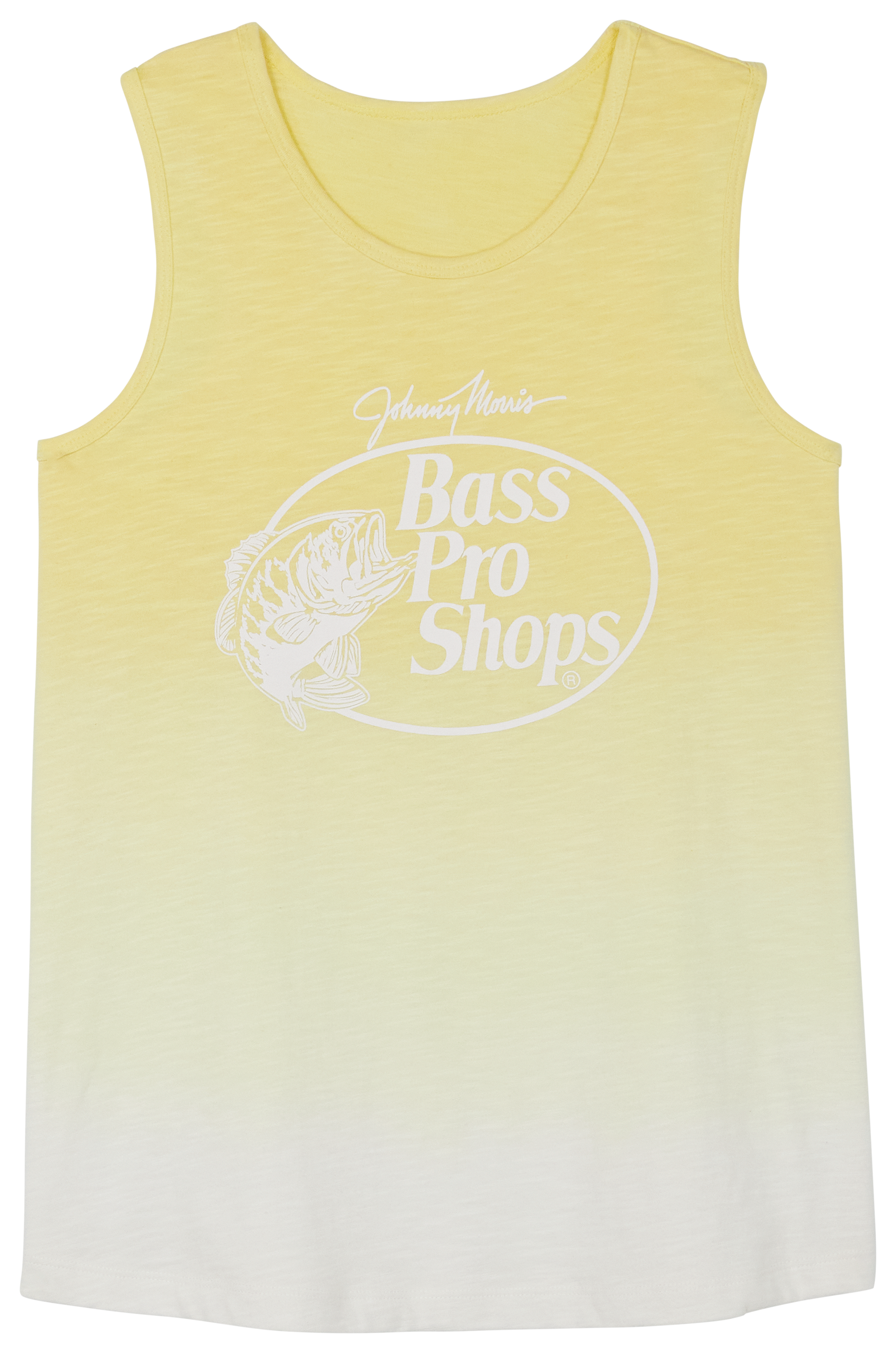 Image of Bass Pro Shops Logo Tank Top for Kids - Yellow Fade
