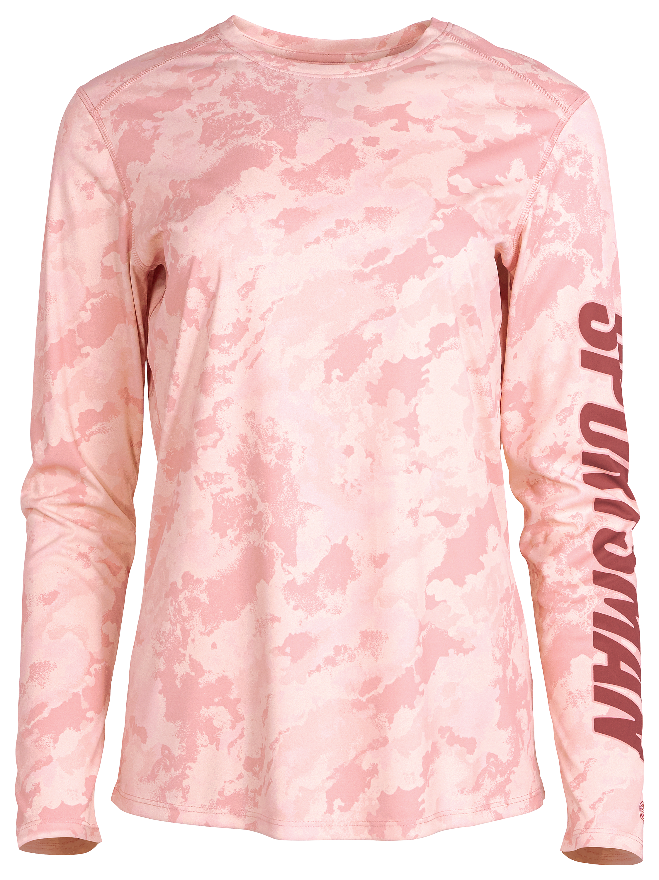 Image of World Wide Sportsman 3D Cool Angler Long-Sleeve Crew - Pink Swell