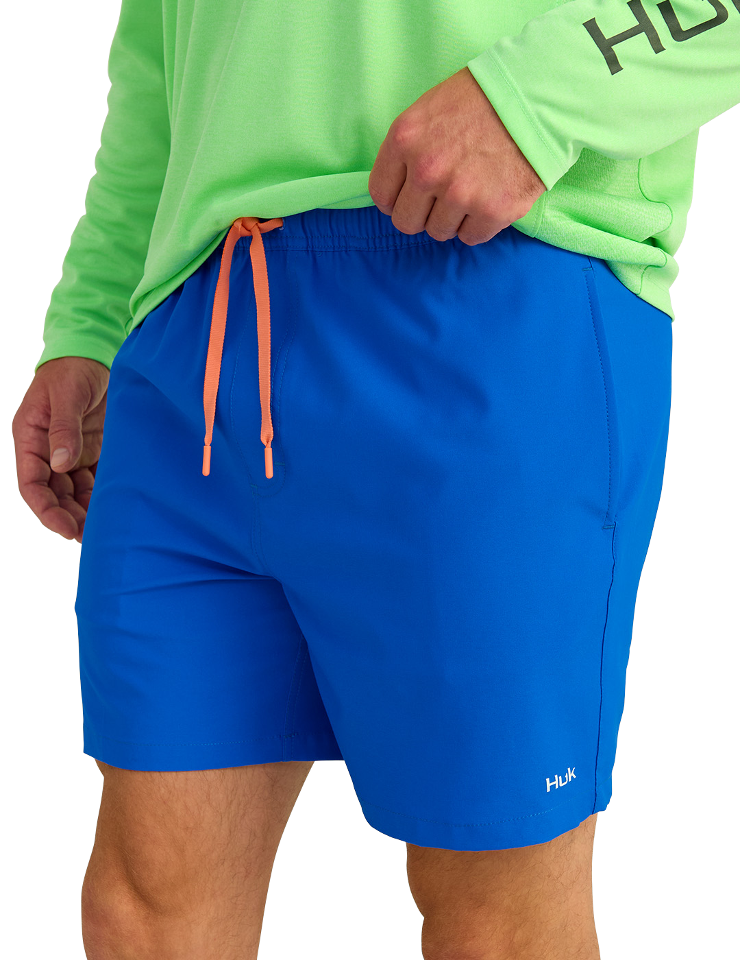 Image of Huk Pursuit Volley Shorts - Ocean Blue