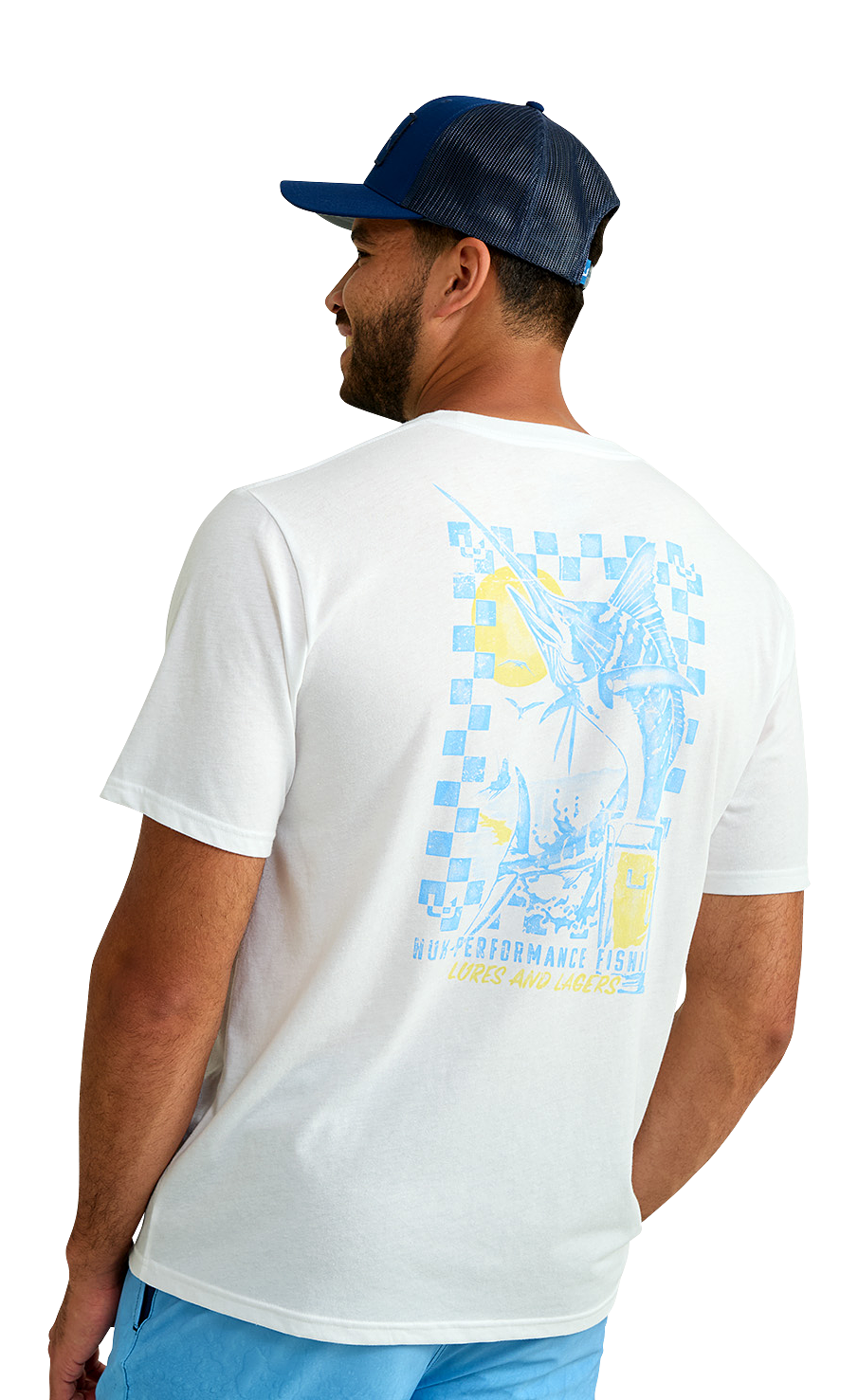 HUK Wando Lures and Lagers Graphic Short-Sleeve T-Shirt for Men