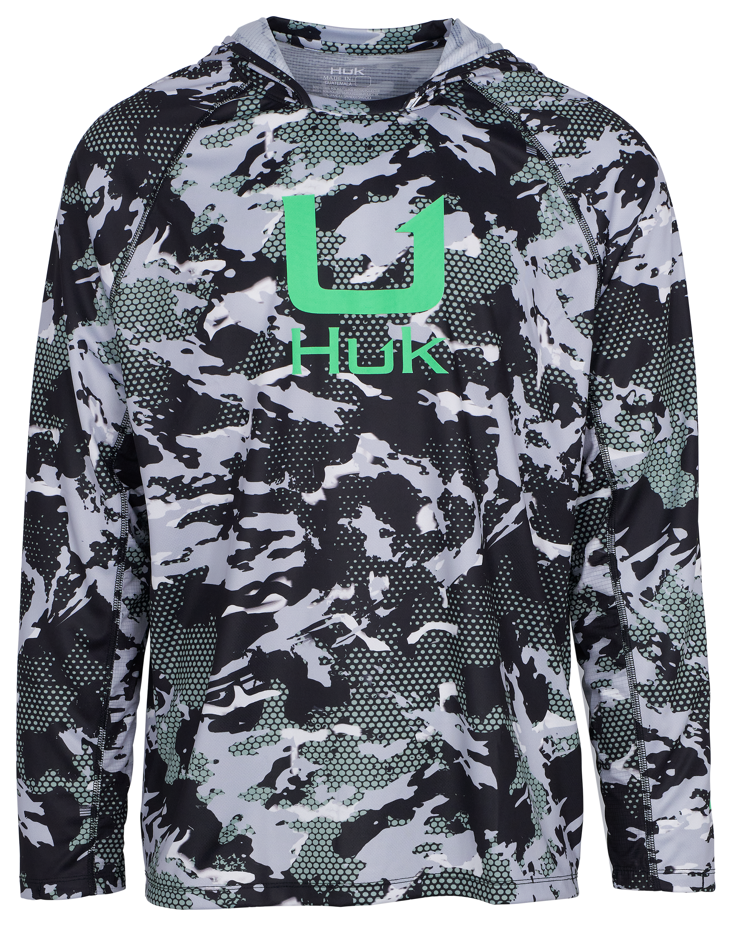 Image of Huk KC Icon Apex Vert Long-Sleeve Hoodie for Men