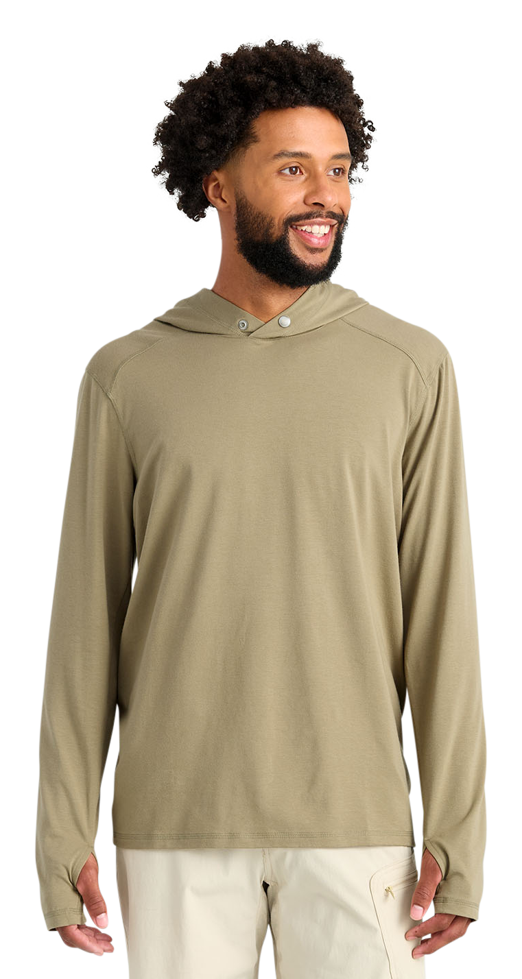 Image of Huk Breakwater Hoodie for Men - Overland Trek
