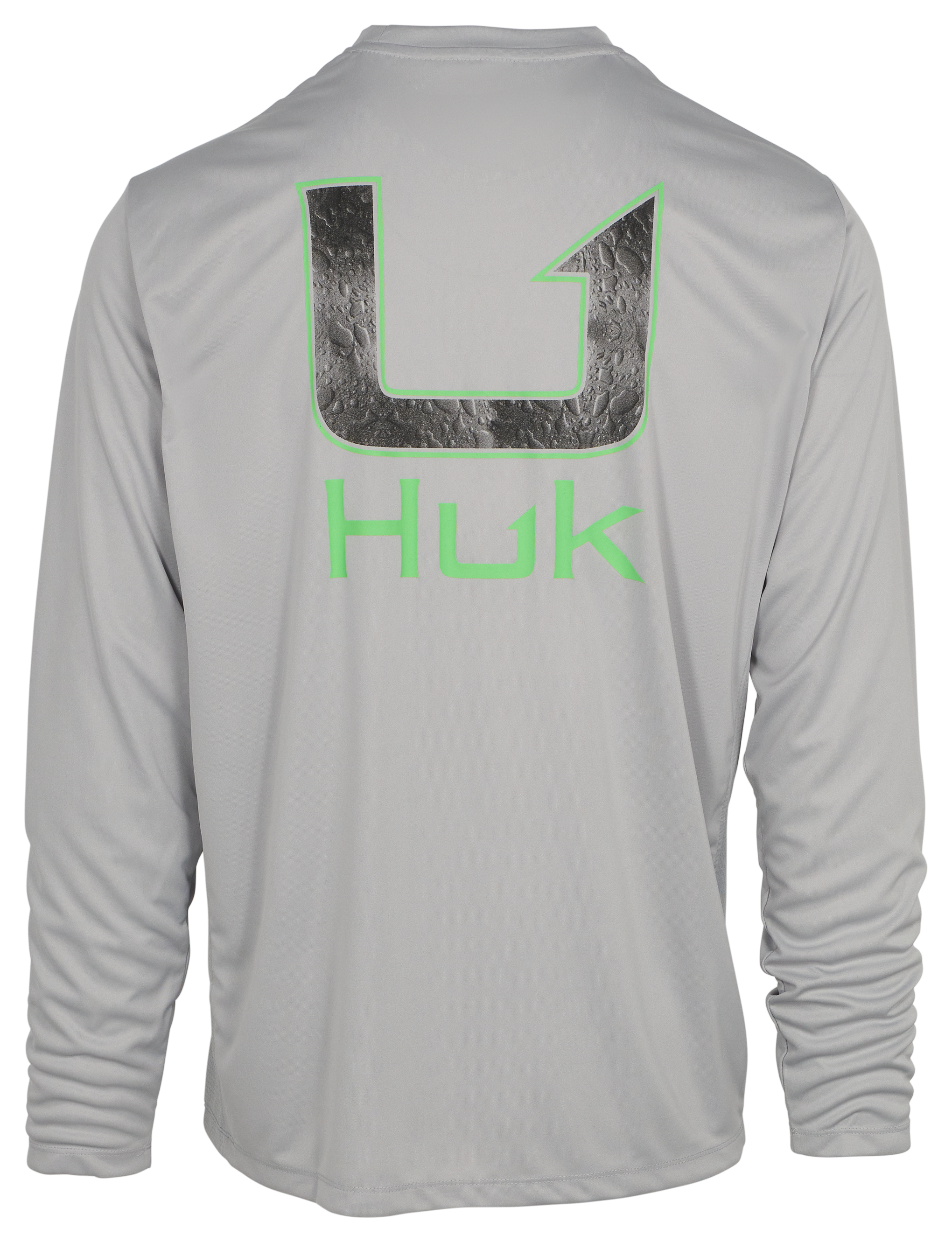 HUK Pursuit Logo Fill Long-Sleeve Crew for Men