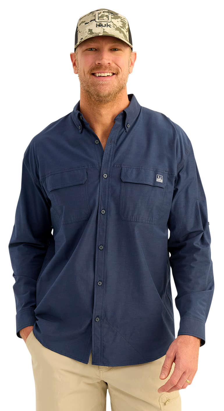 Image of Huk Next Level Long-Sleeve Shirt - Naval Academy
