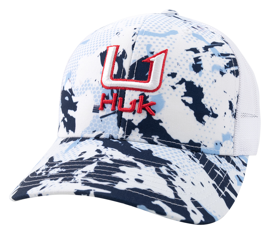 HUK KC Printed Snapback Trucker Cap