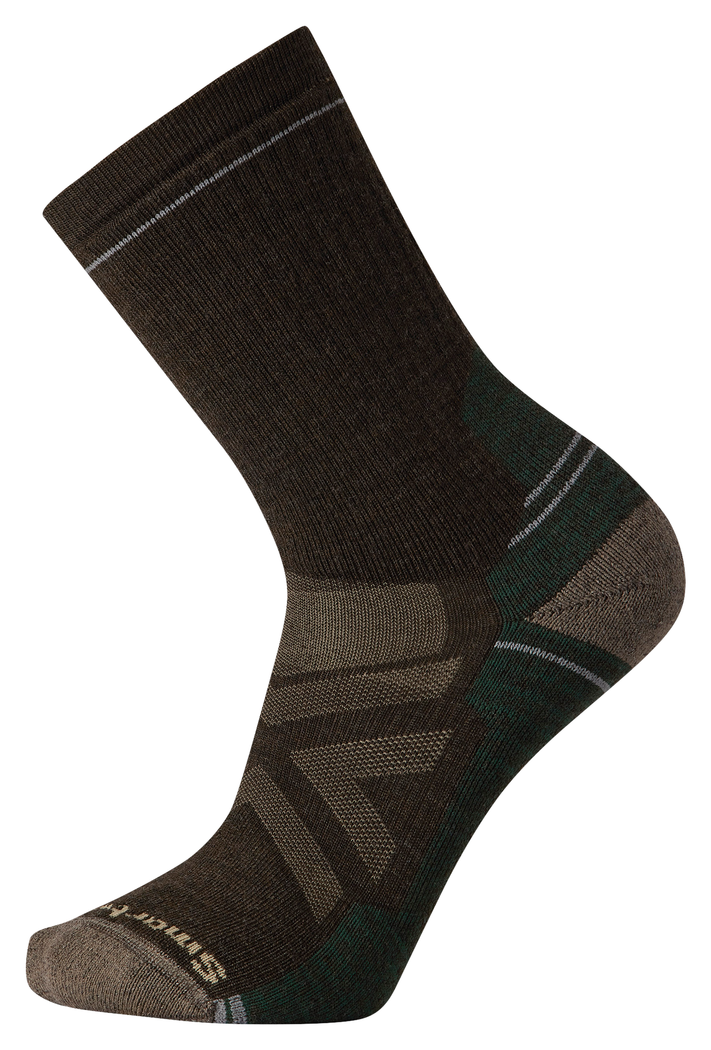 Image of Smartwool Hiking Full Cushion Crew Socks for Men - Chestnut - M