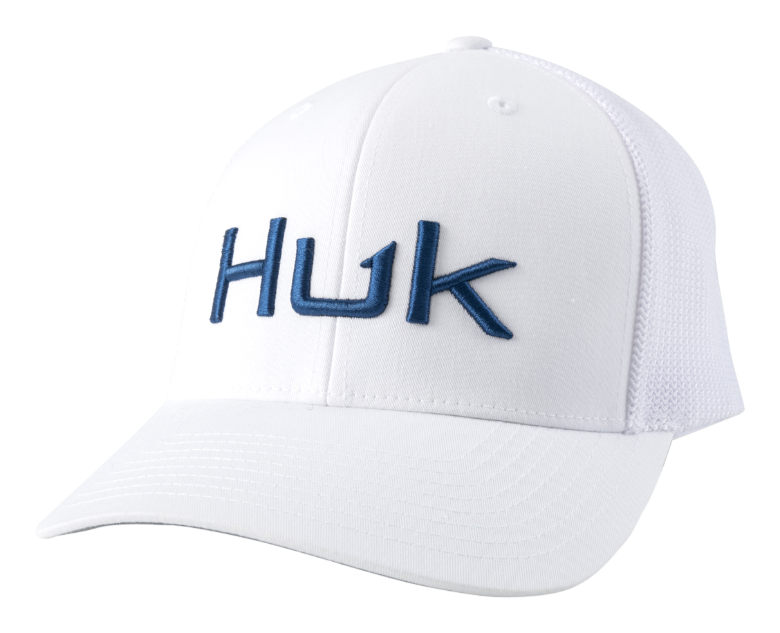 Huk Embroidered 110 Mesh-Back Snapback Trucker Cap