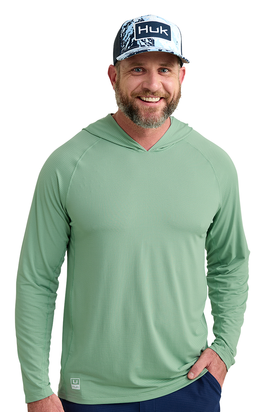 HUK A1A Long-Sleeve Hoodie for Men