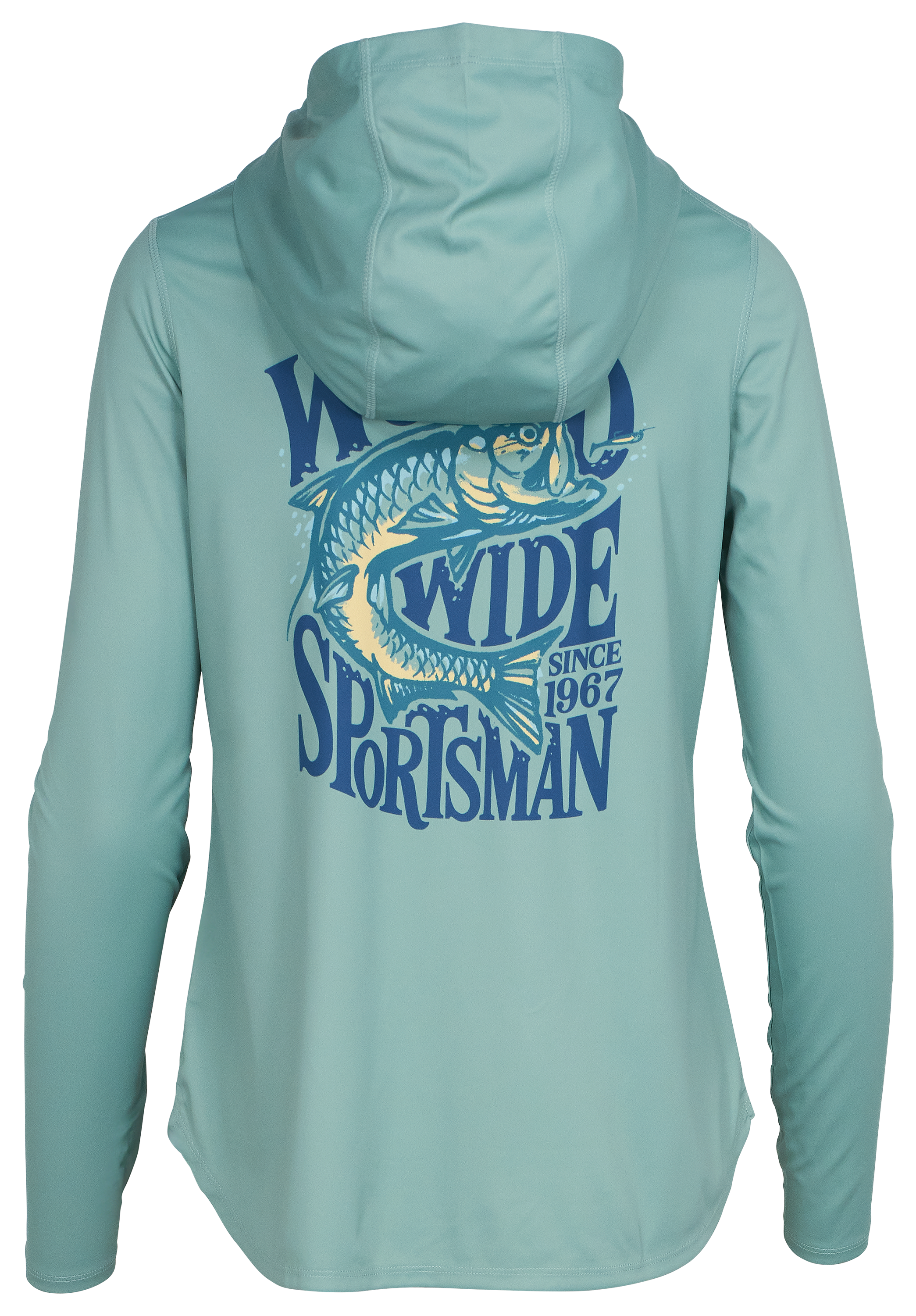 Image of World Wide Sportsman 3D Cool Vintage Tarpon Graphic Angler Long-Sleeve Hoodie - Aquifer Vintage Tarpon