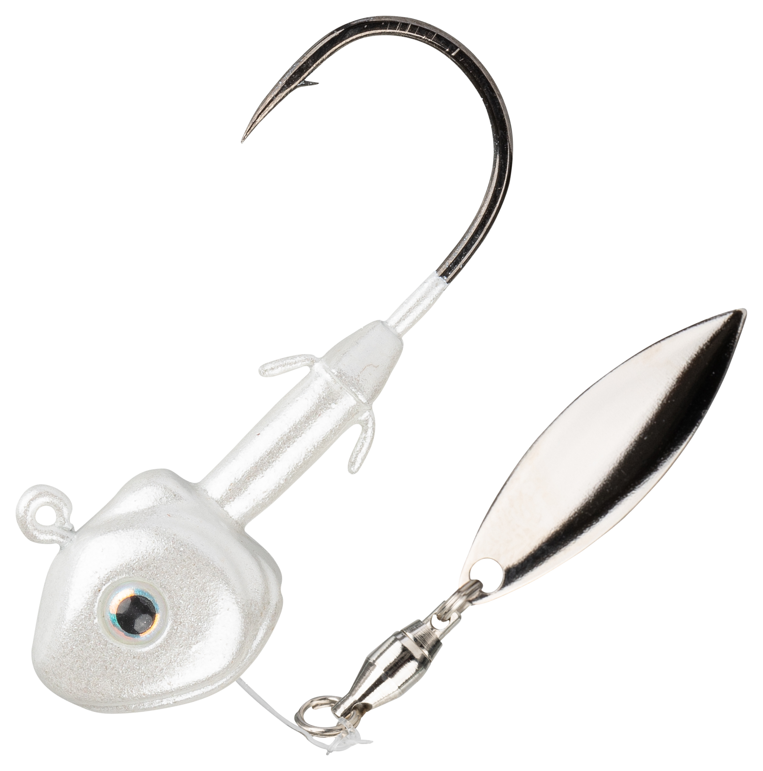 Image of Strike King Tour Grade Fluorospin Jighead - 3/8 oz. - Pearl