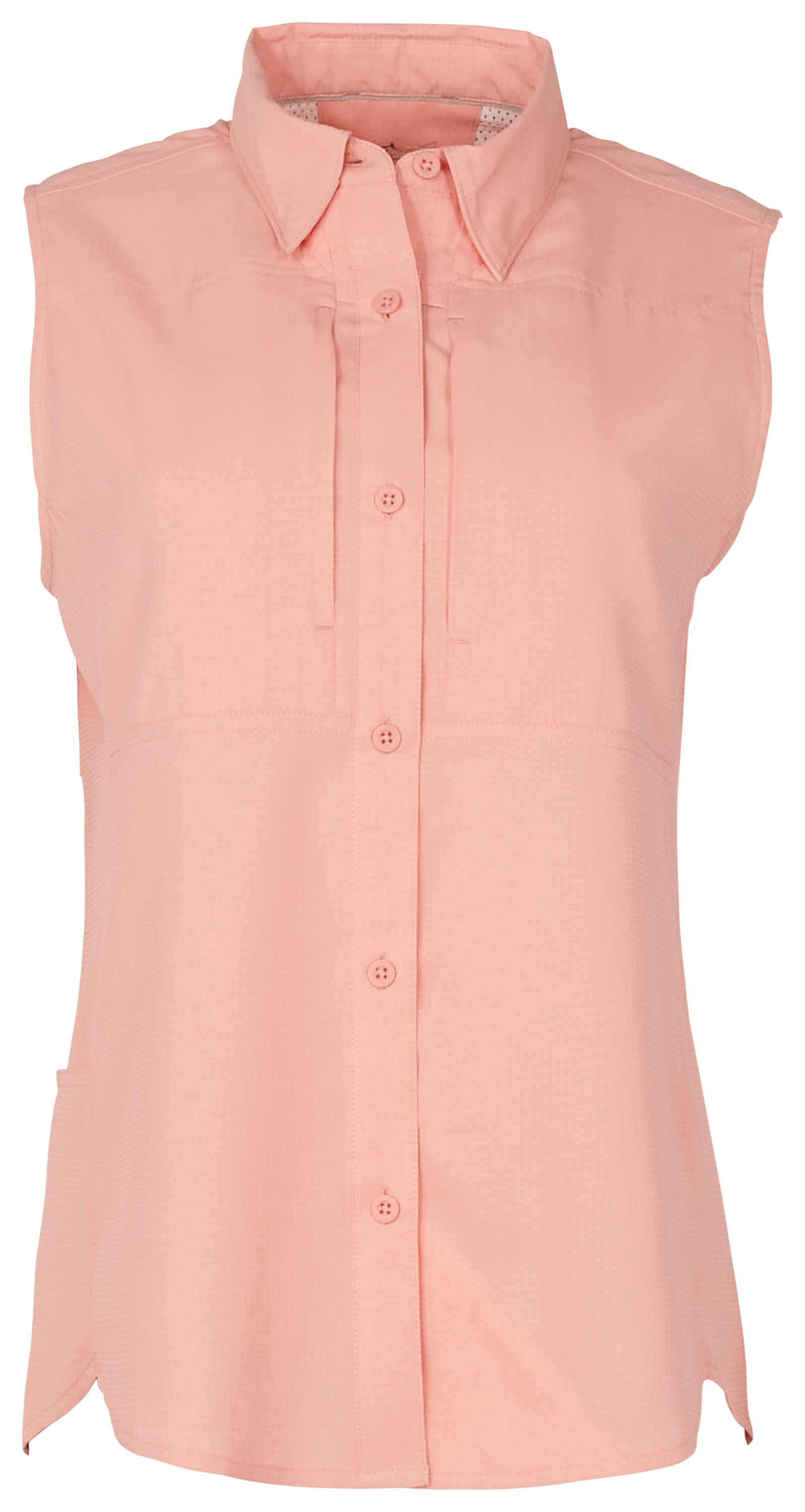 Image of World Wide Sportsman Marina Sleeveless Shirt - Candlelight Peach