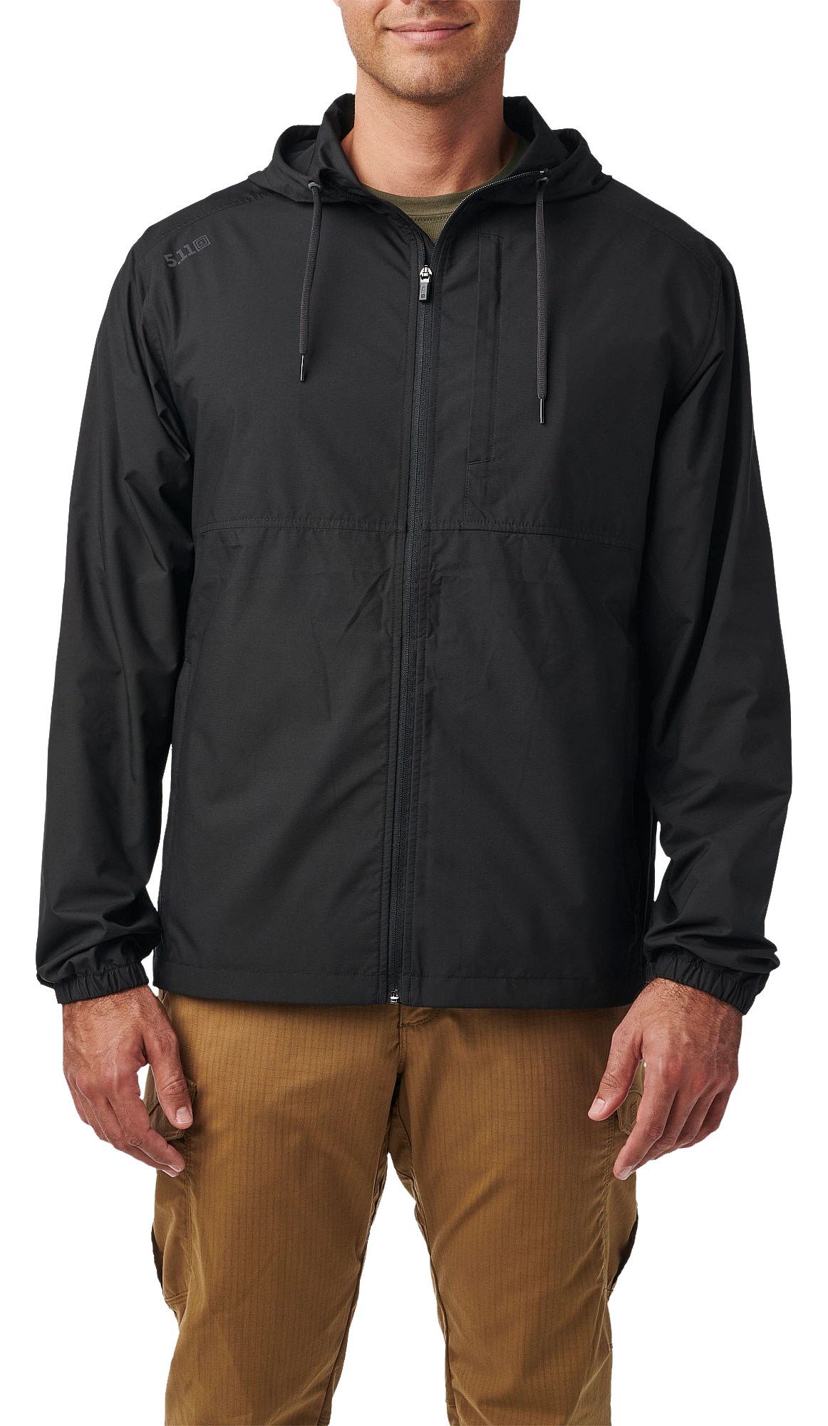 Image of 5.11 Tactical Radar Packable Jacket for Men - Black - L