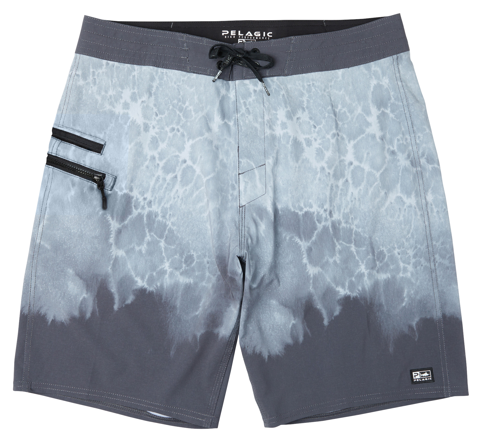 Image of Pelagic Strike Boardshorts for Men - Graphite - 34