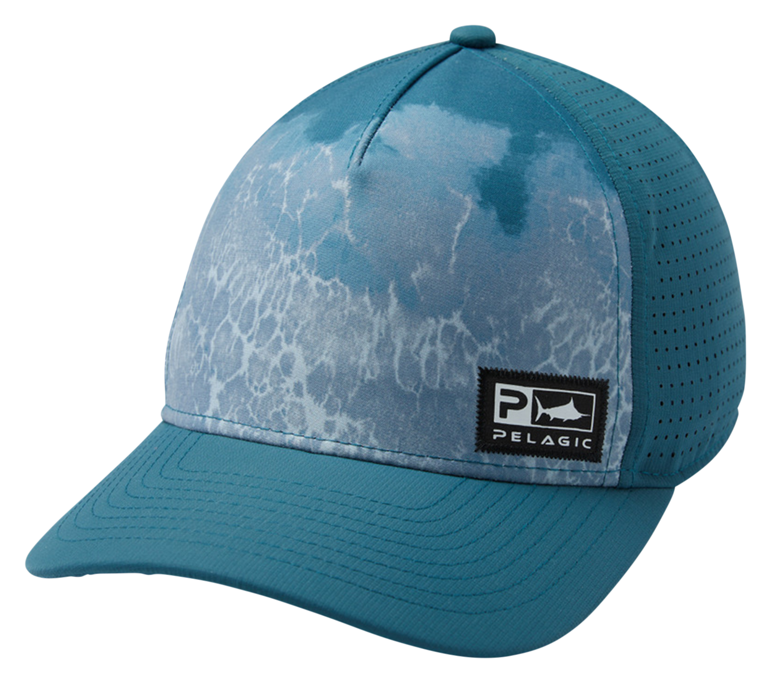 Image of Pelagic Prop Wash Terminal Performance Snapback Trucker Cap