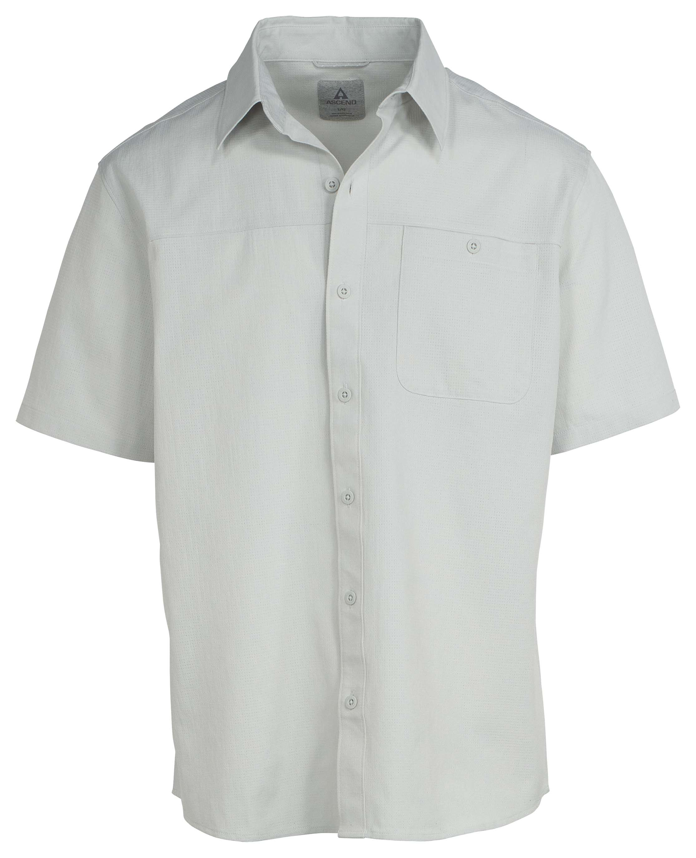 ASCEND Zephyr Button-Down Short-Sleeve Shirt