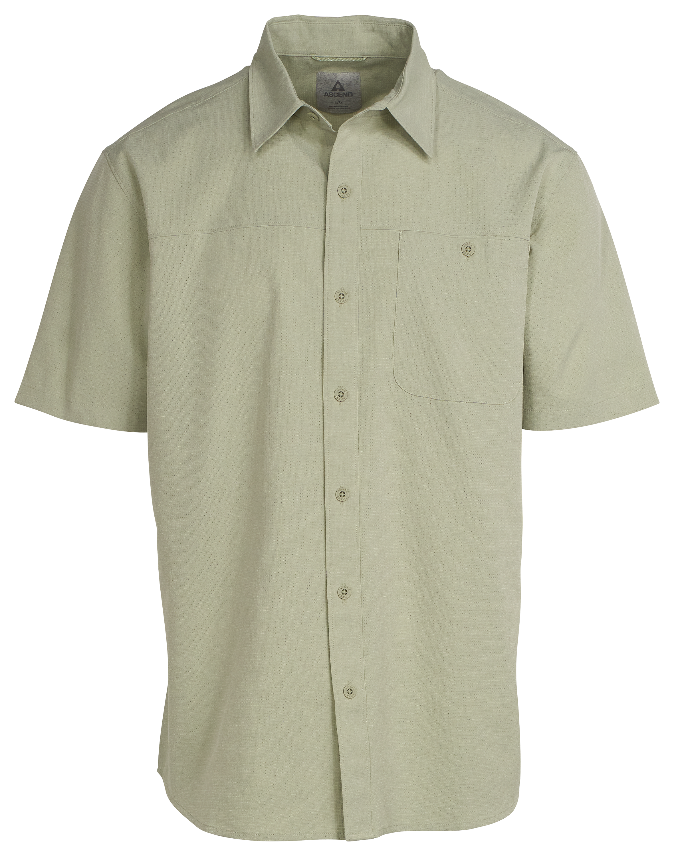 ASCEND Zephyr Button-Down Short-Sleeve Shirt for Men