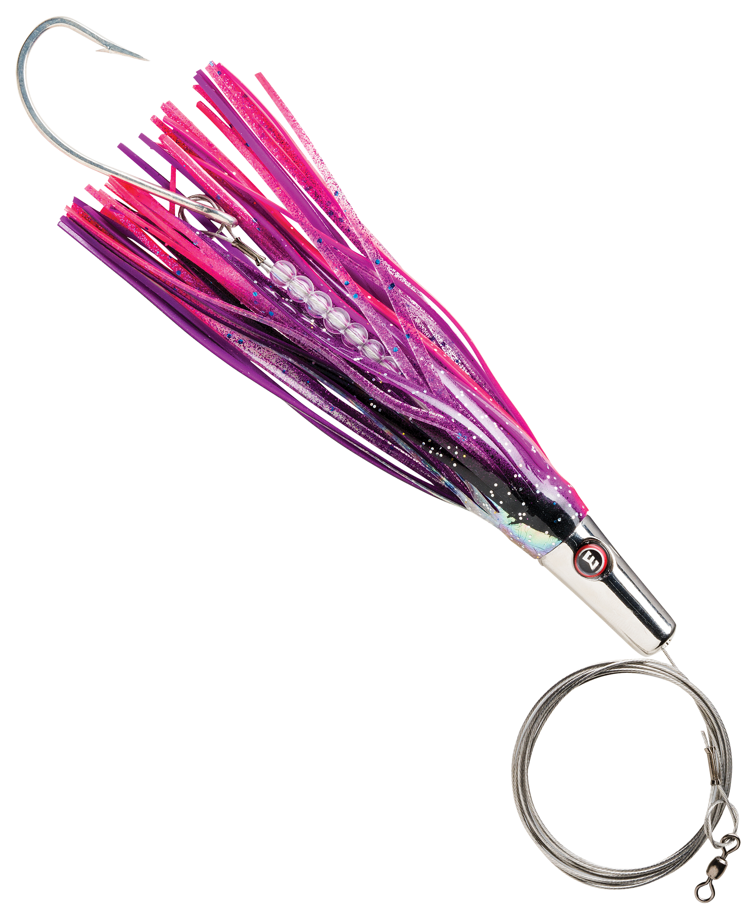 Image of Williamson Rigged Wahoo Catcher - Black Knight - 6'' - 2-1/2 oz.