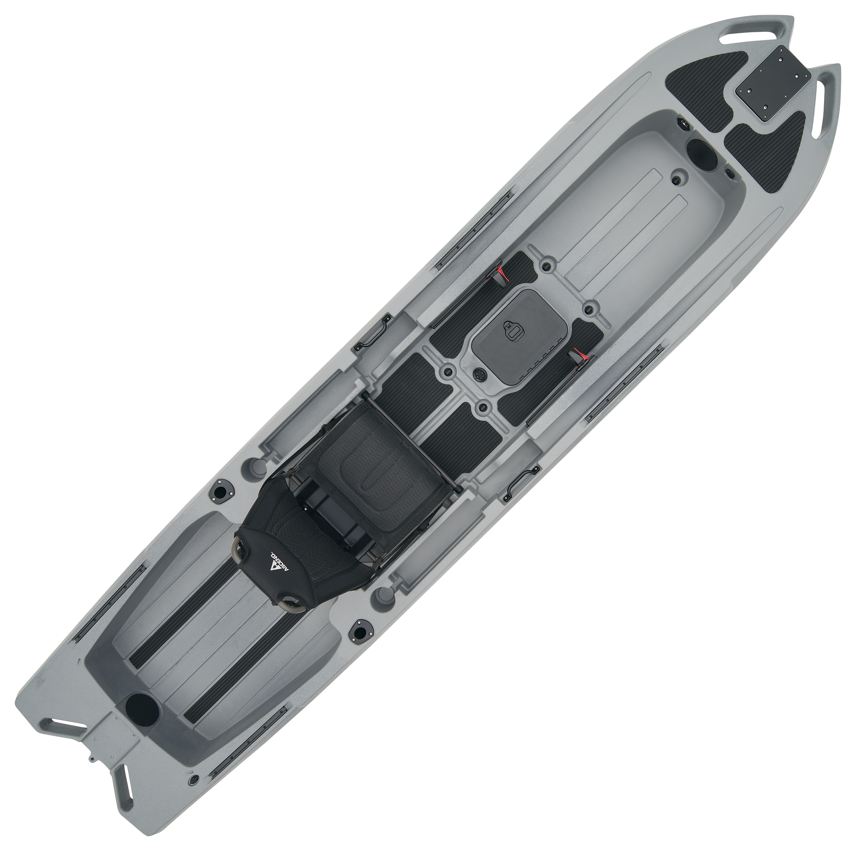 Ascend 133X Tournament Sit-On-Top Kayak with Yak-Power - Stealth