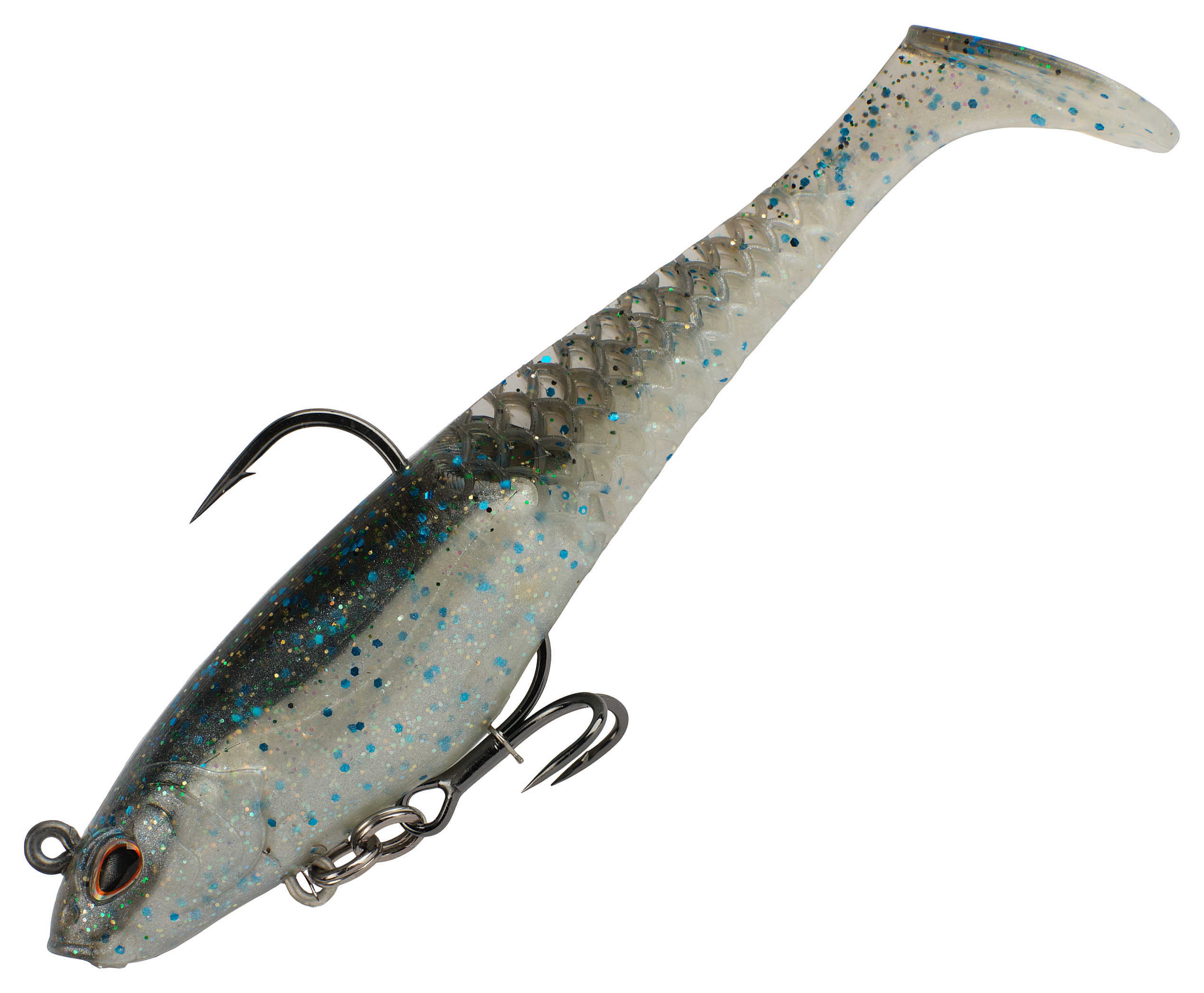 Image of Berkley PowerBait Saltwater Pre-Rigged CullShad - HD Pinfish - 6'' - 1-5/8 oz.