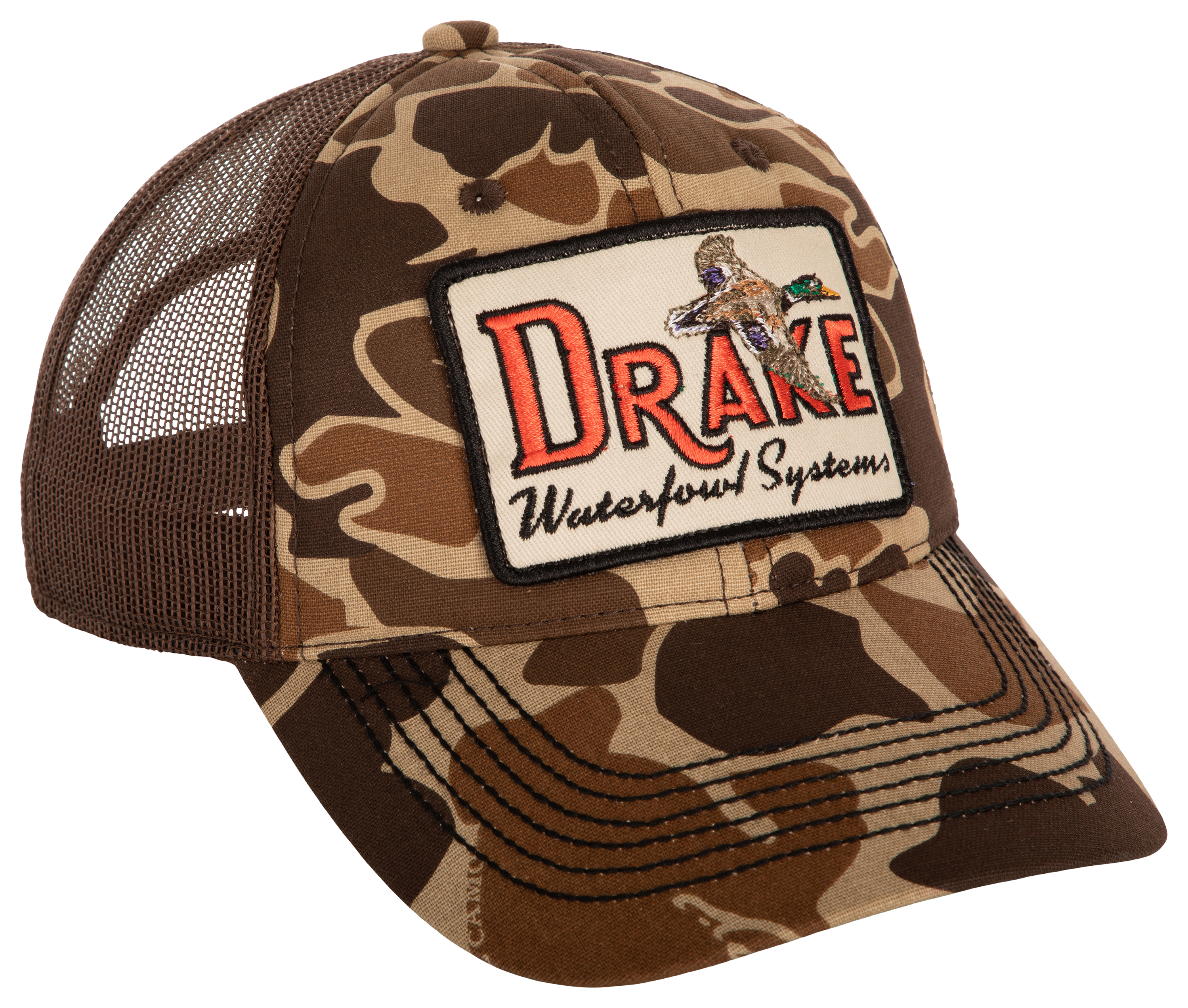 DRAKE Waterfowl Square Patch Foam-Front Cap