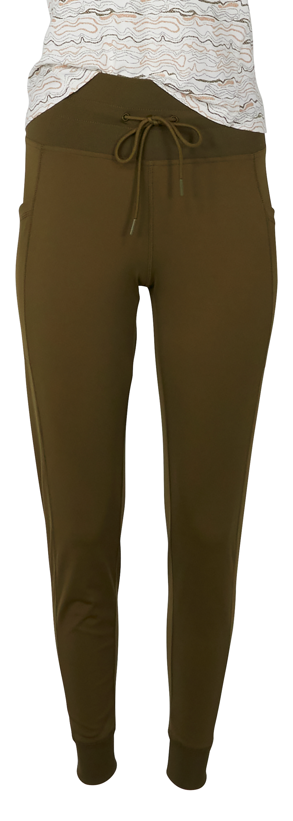 Image of Natural Reflections Active Jogger Leggings - Dark Olive