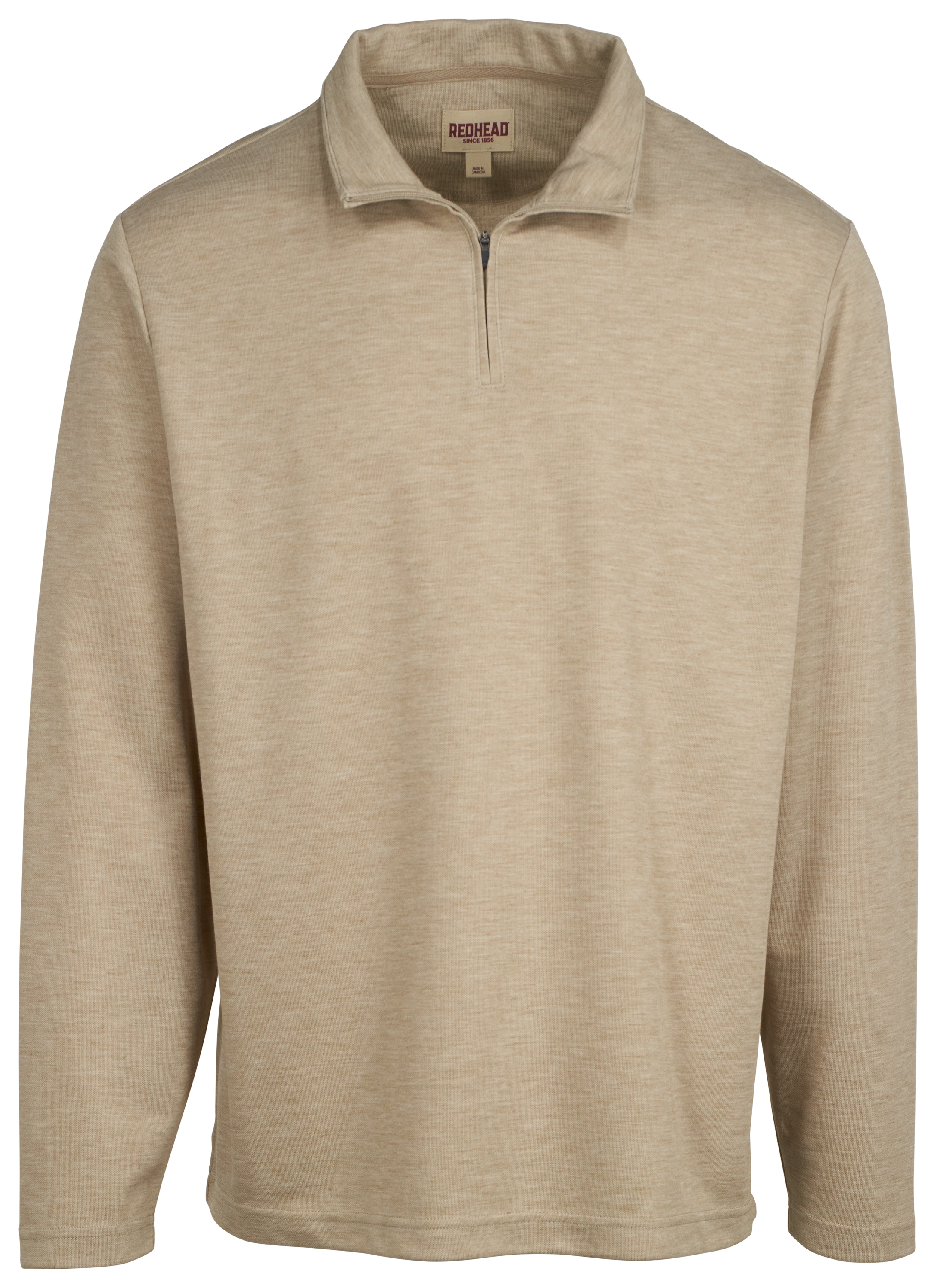 Image of RedHead Knit Quarter-Zip Long-Sleeve Pullover for Men - Twill