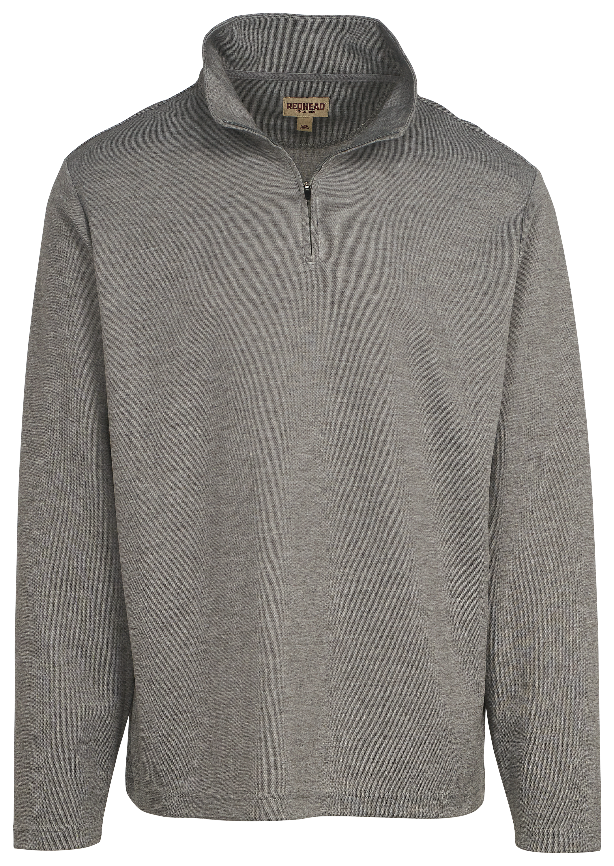 Image of RedHead Knit Quarter-Zip Long-Sleeve Pullover for Men - Moon Mist