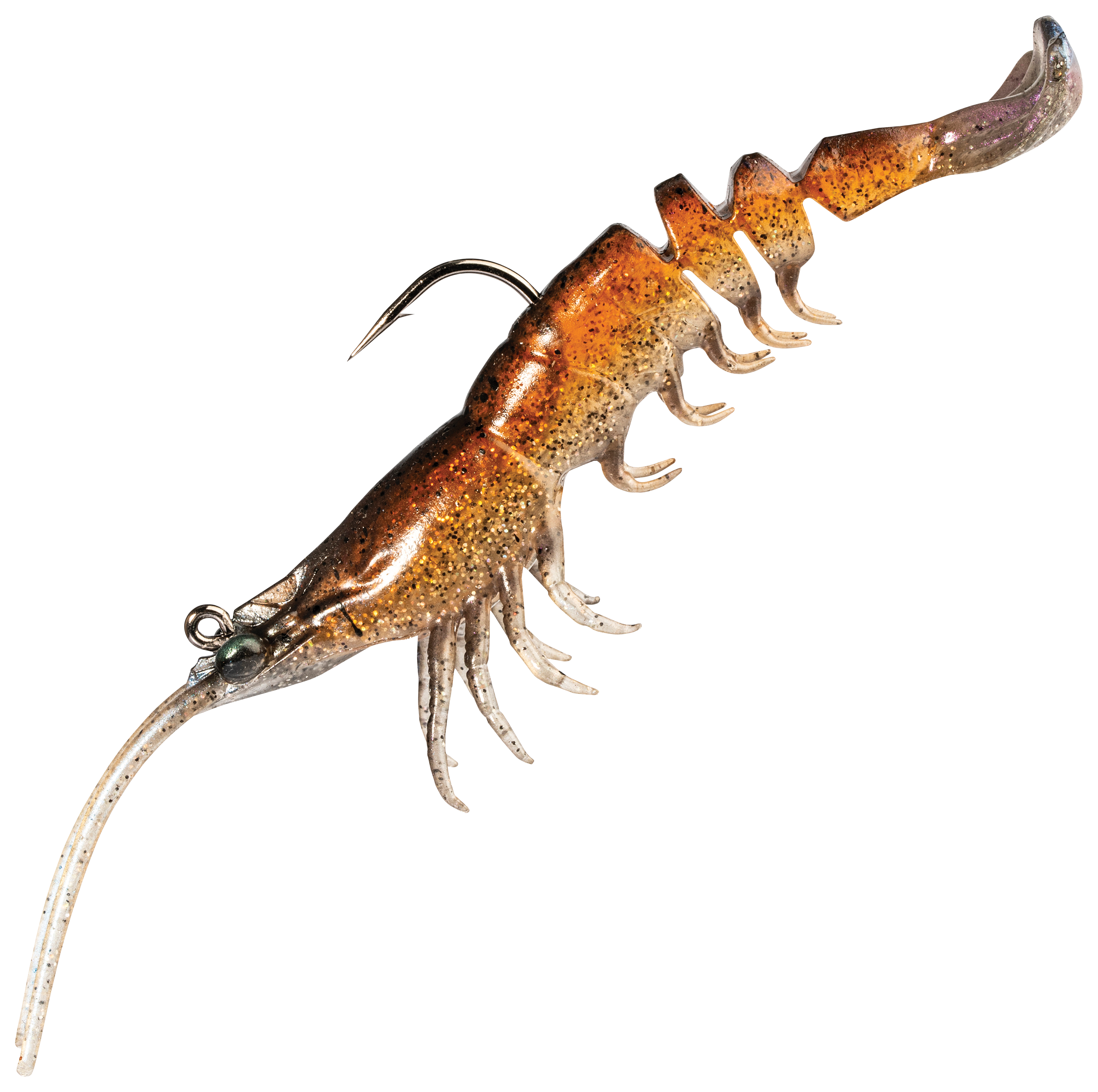 Image of "Z-Man PrawnstarZ Shrimp - Brown Shrimp - 3-1/2"""