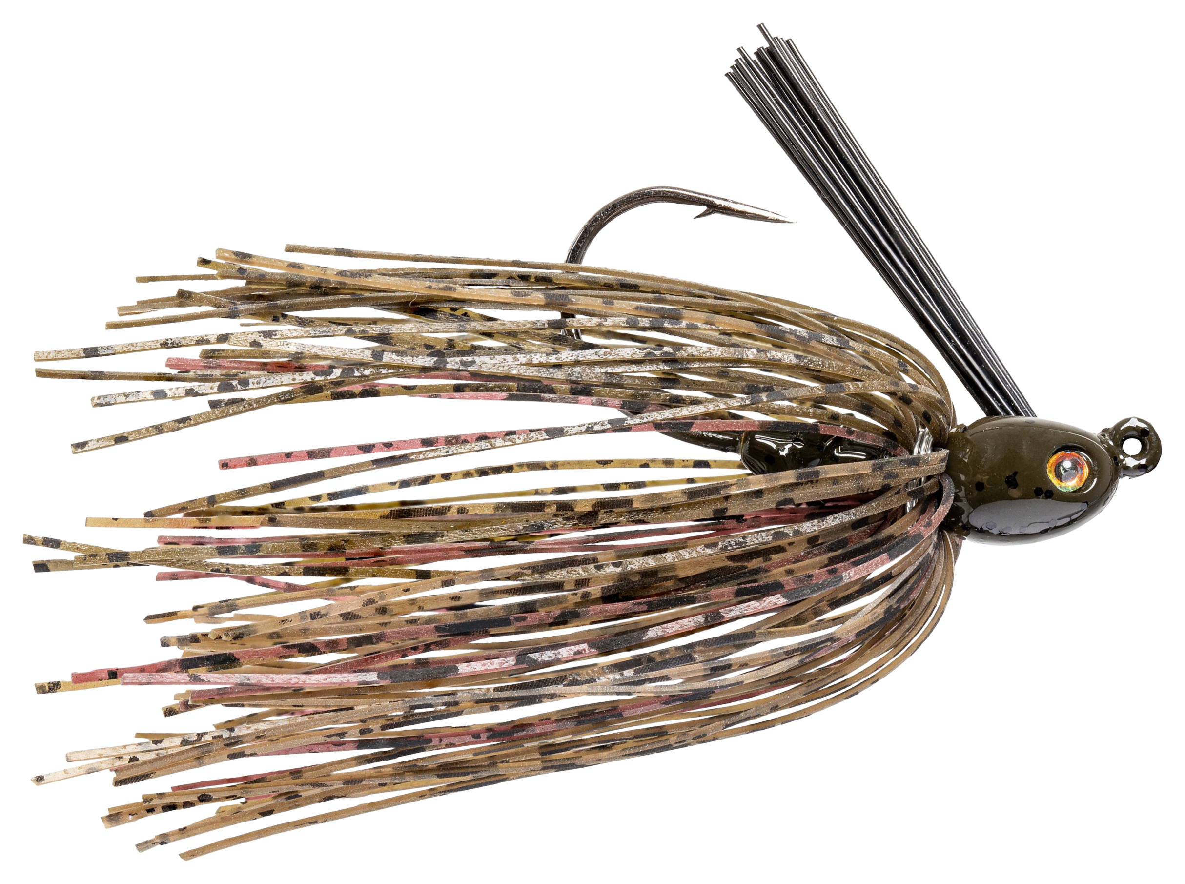 Image of Strike King Tour Grade Tungsten Compact Swim Jig - Green Pumpkin - 3/8 oz.