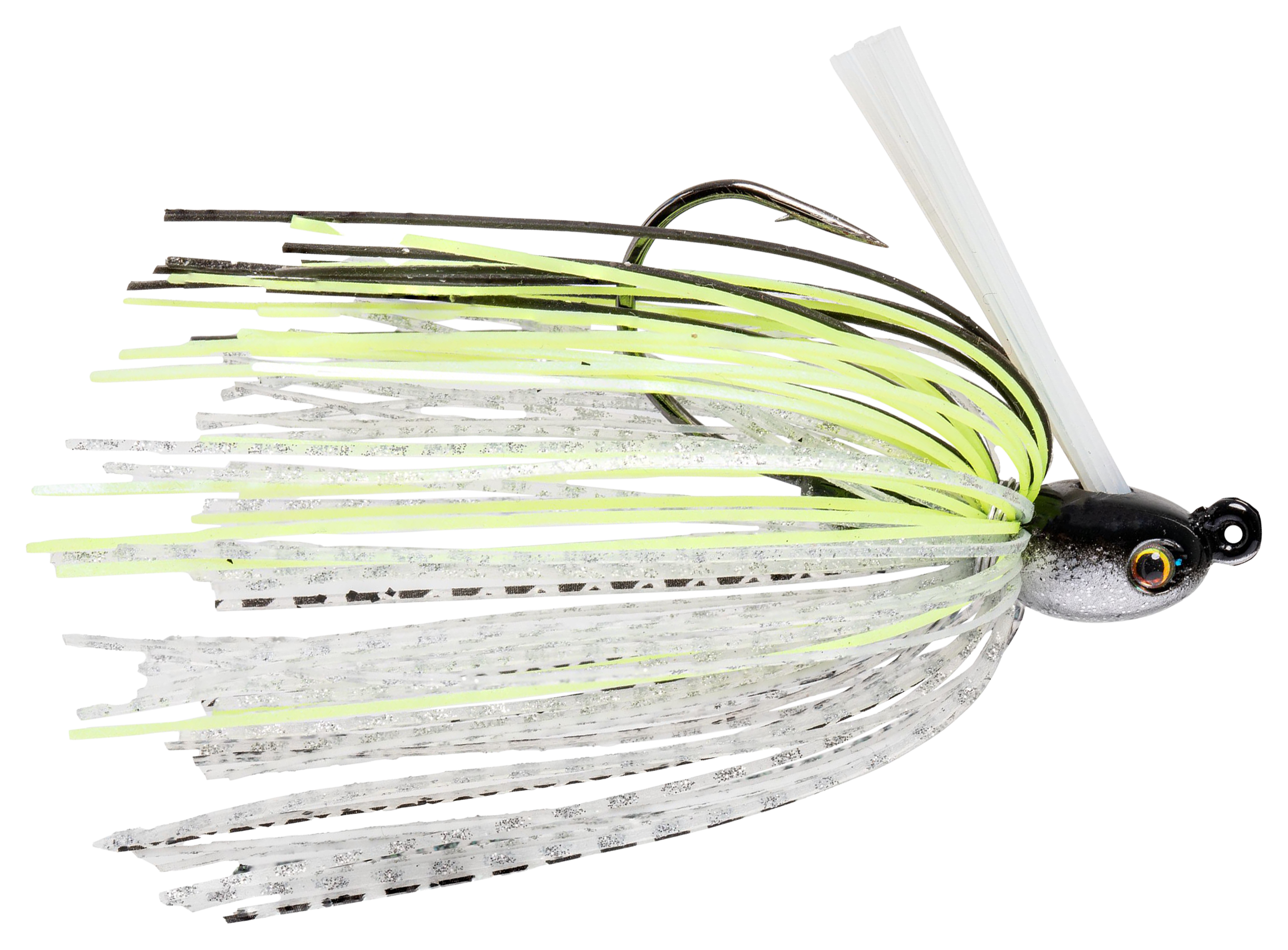 Image of Strike King Tour Grade Tungsten Compact Swim Jig - Chartreuse Shad - 3/8 oz.