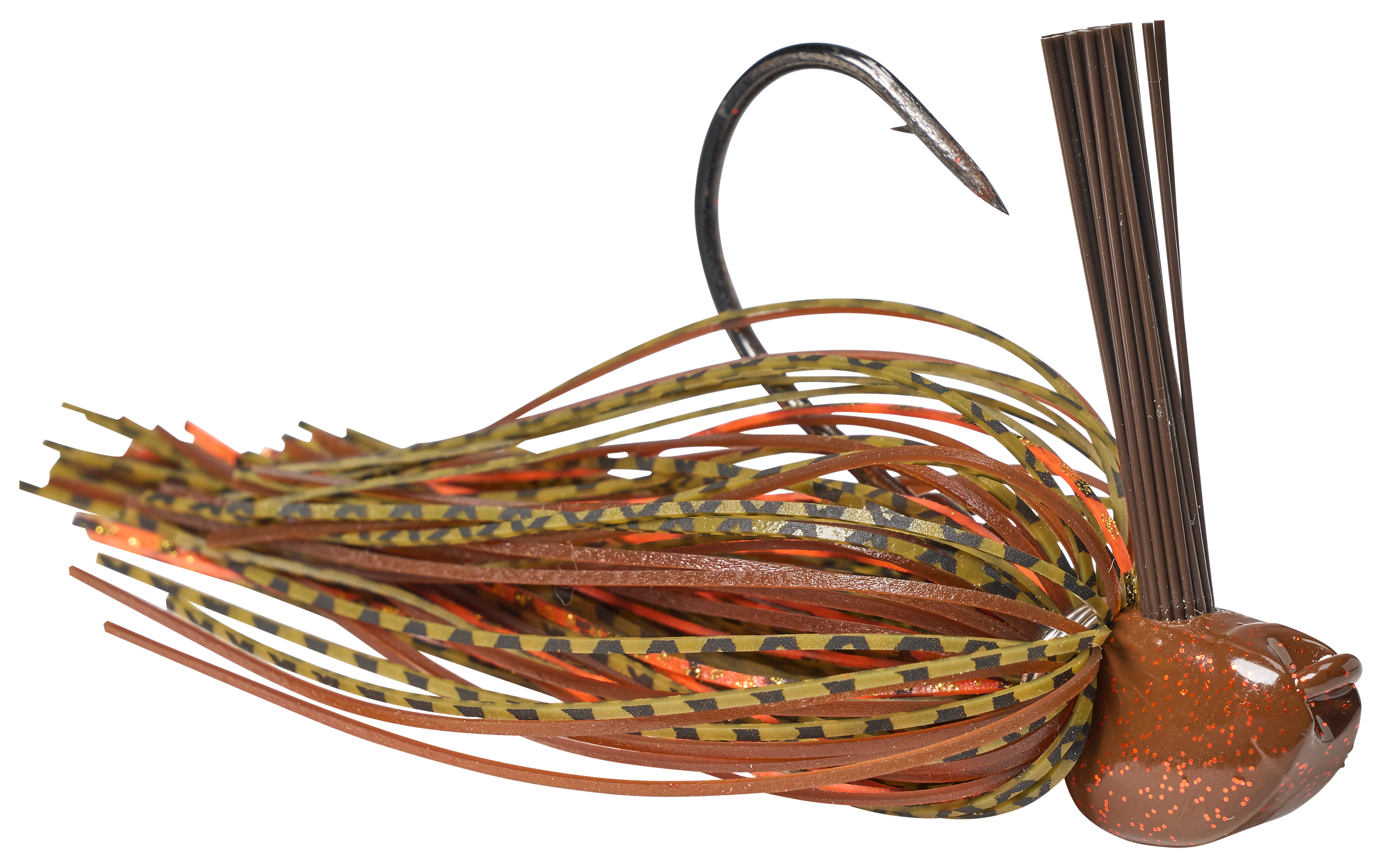 Image of Strike King Tour Grade Tungsten Compact Flipping Jig - Brown Craw - 1/2 oz.